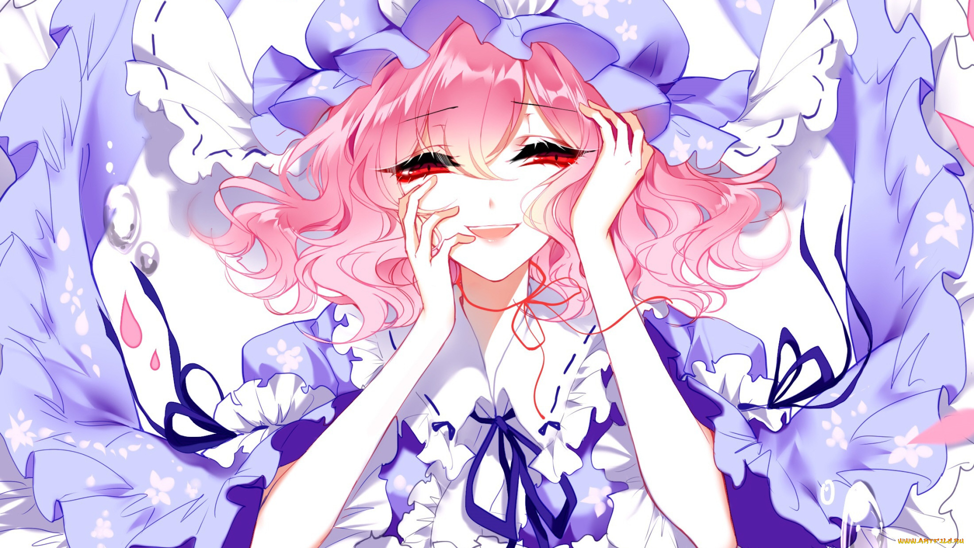 аниме, touhou, девушка