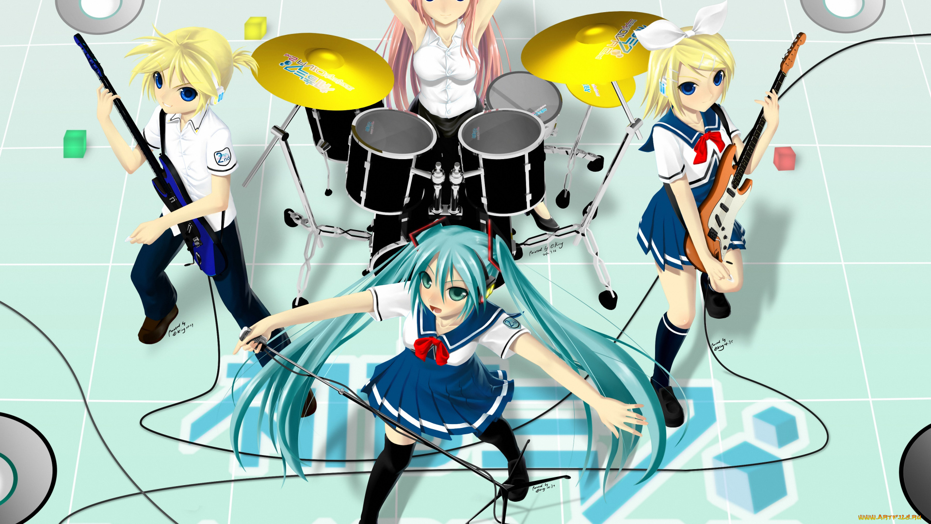 аниме, vocaloid, вокалоид