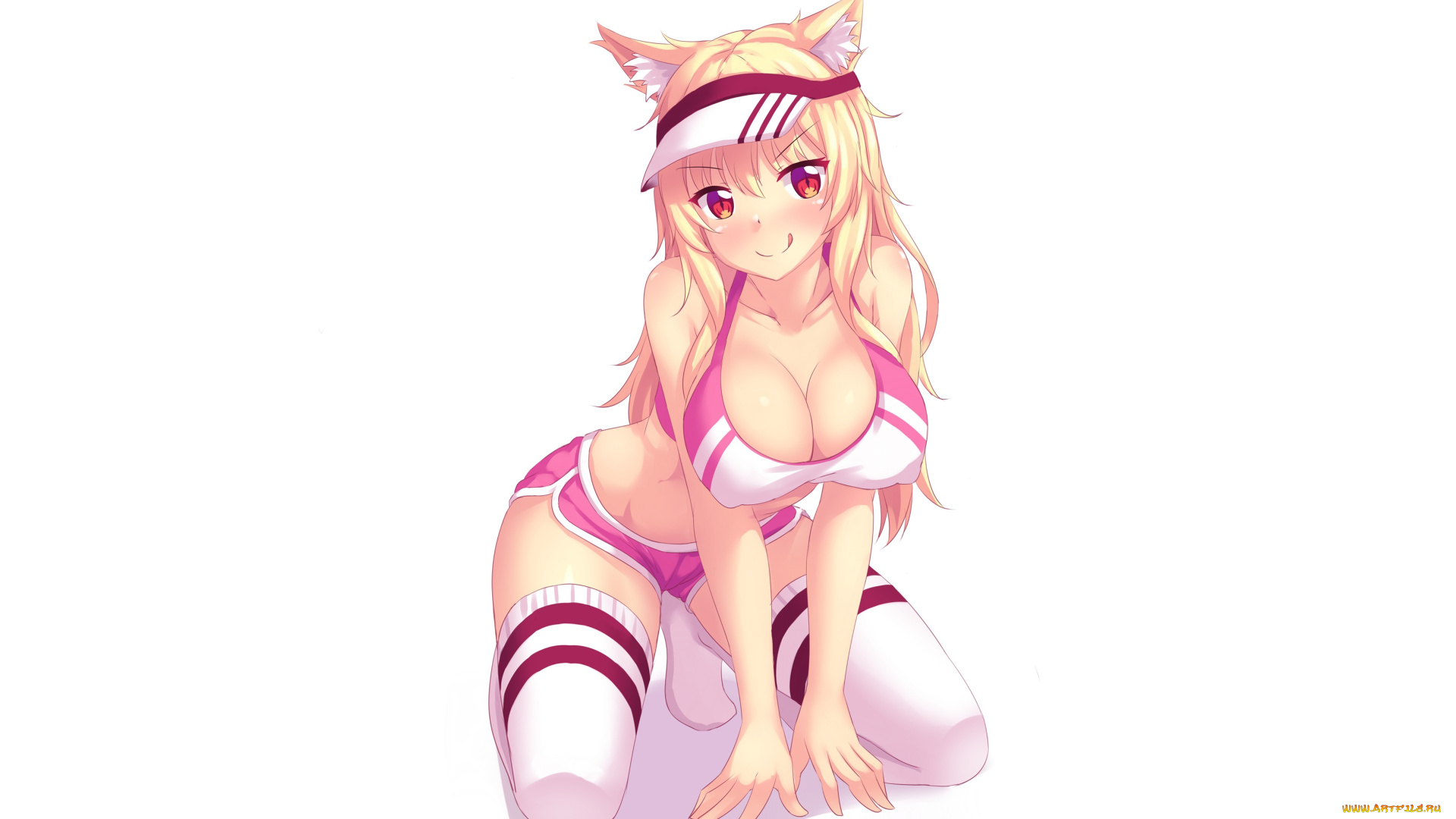 аниме, животные, , существа, фон, взгляд, девушка