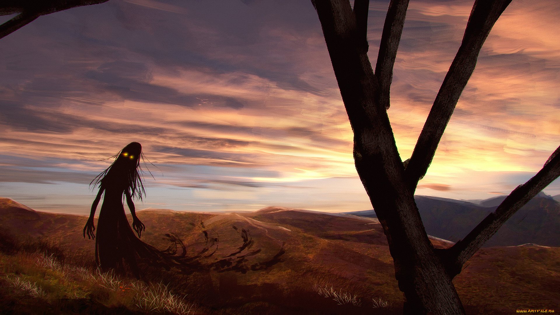 аниме, животные, , существа, жуть