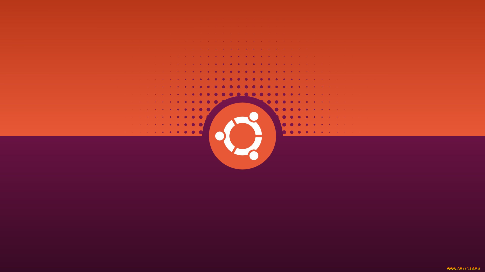 компьютеры, ubuntu, linux, фон, логотип