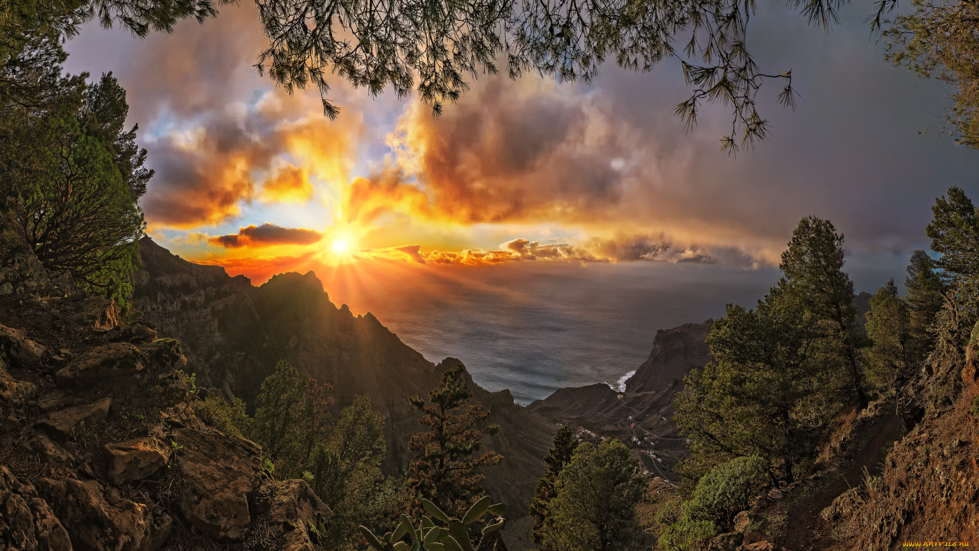 природа, восходы, закаты, простор