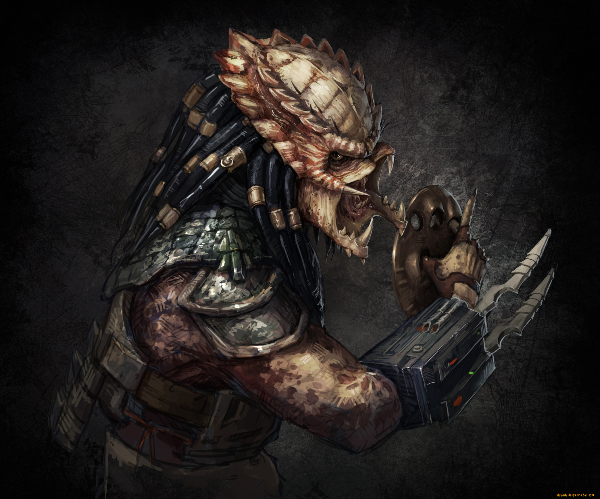 фэнтези, хищник, , predator, тварь, хищник, пришелец, фон