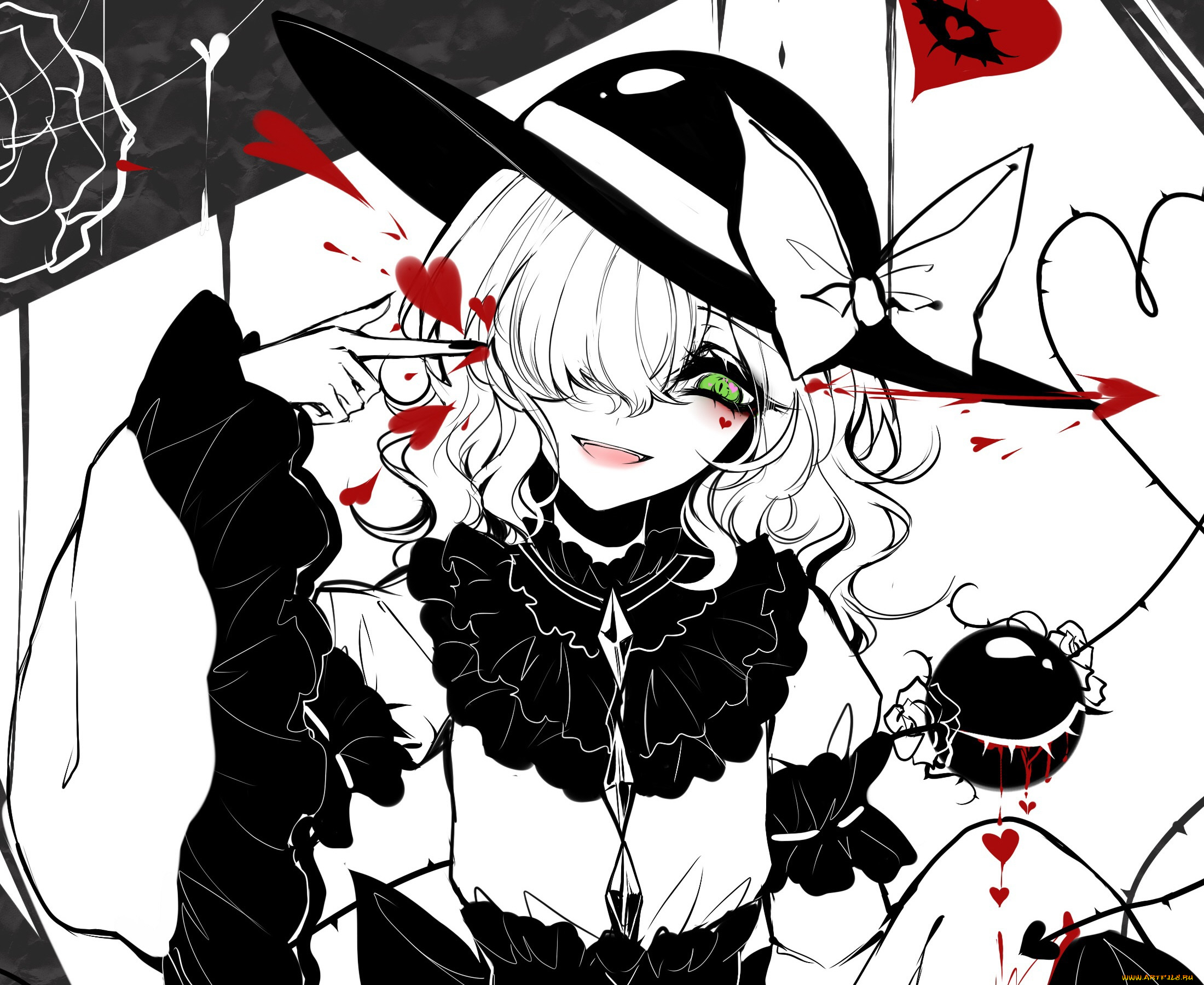 аниме, touhou, девушка