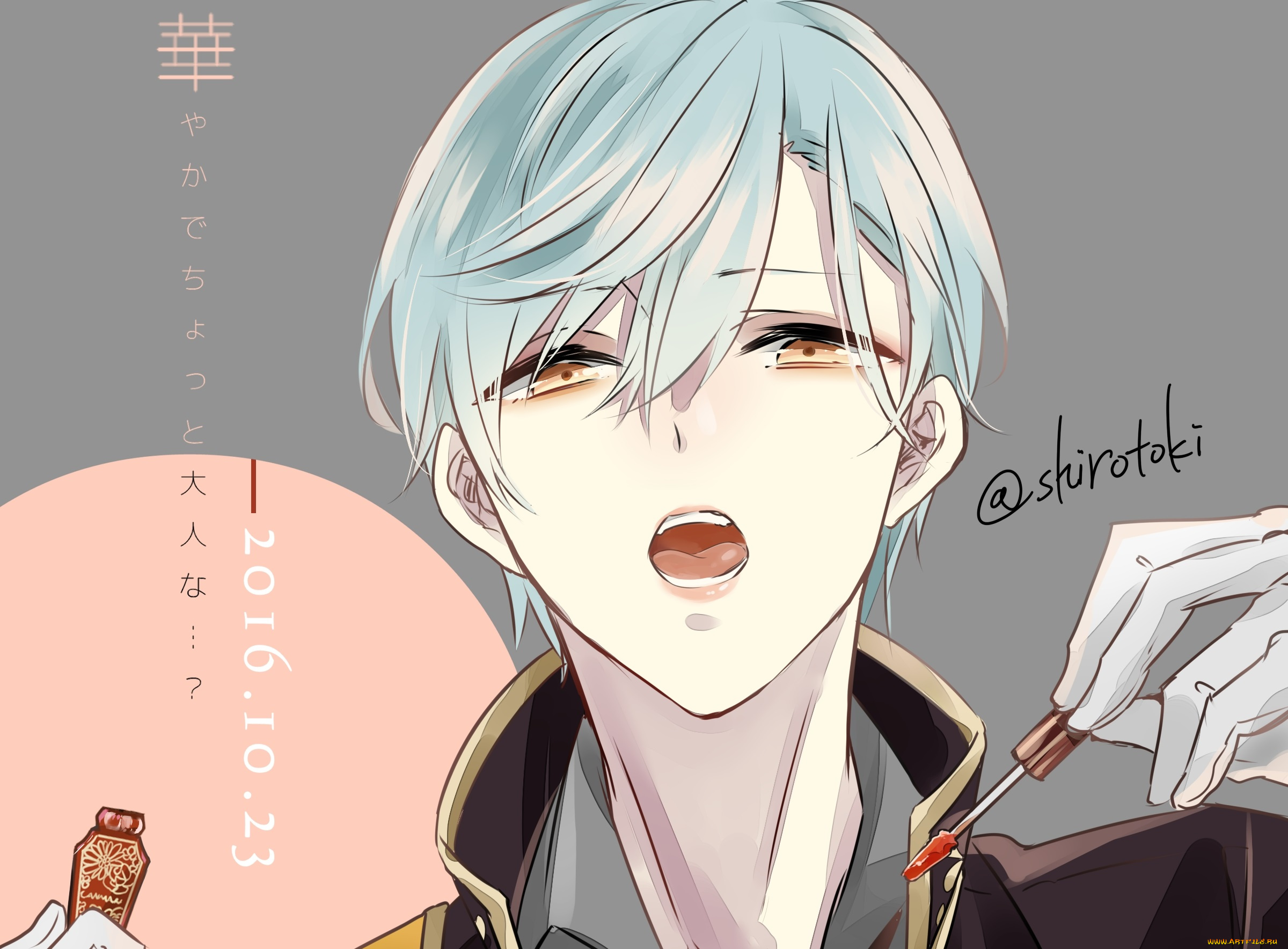 аниме, touken, ranbu, танец, мечей