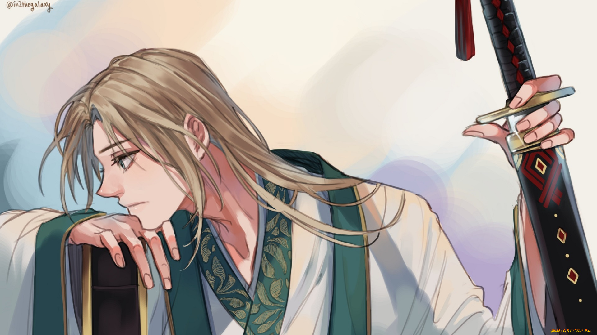 аниме, akatsuki, no, yona, парень