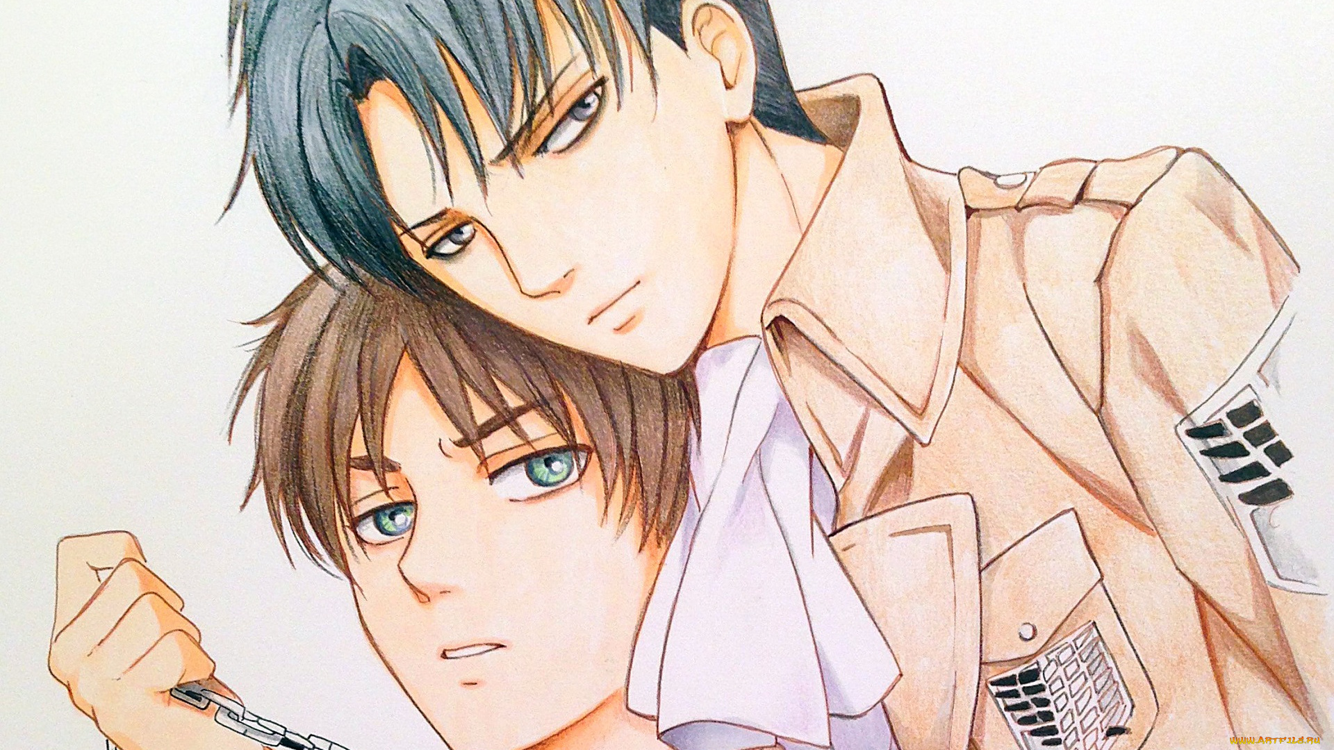 аниме, shingeki, no, kyojin, парни