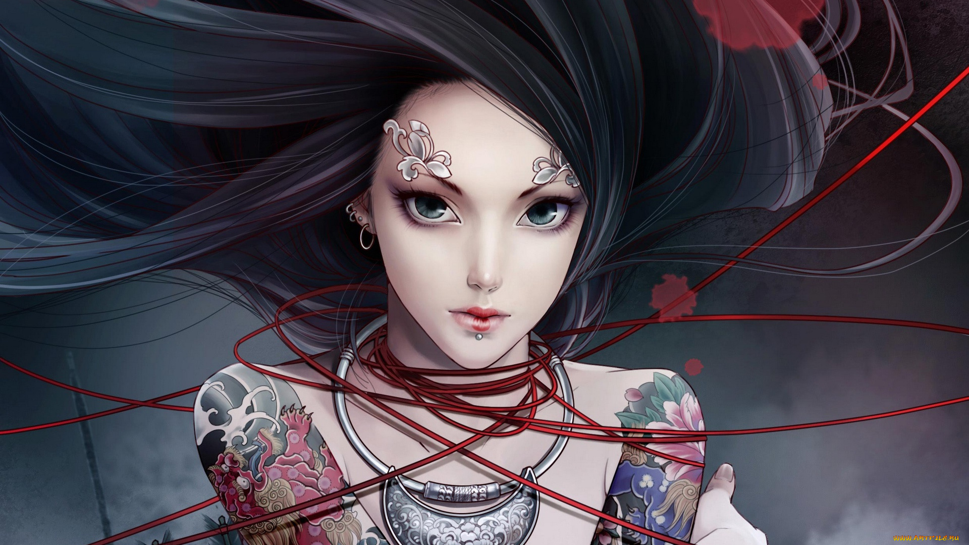 фэнтези, девушки, zhang, xiao, bai