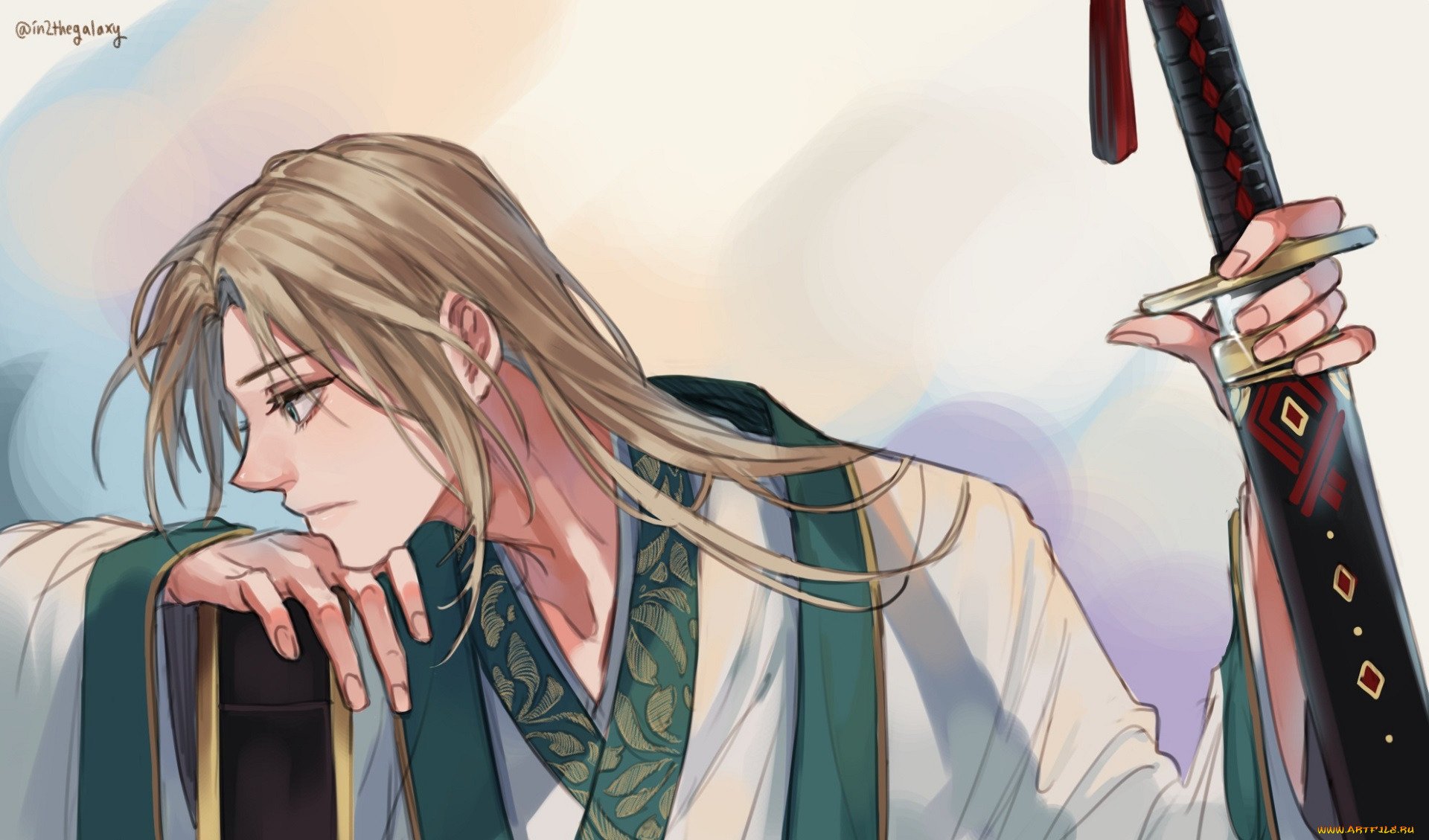 аниме, akatsuki, no, yona, парень