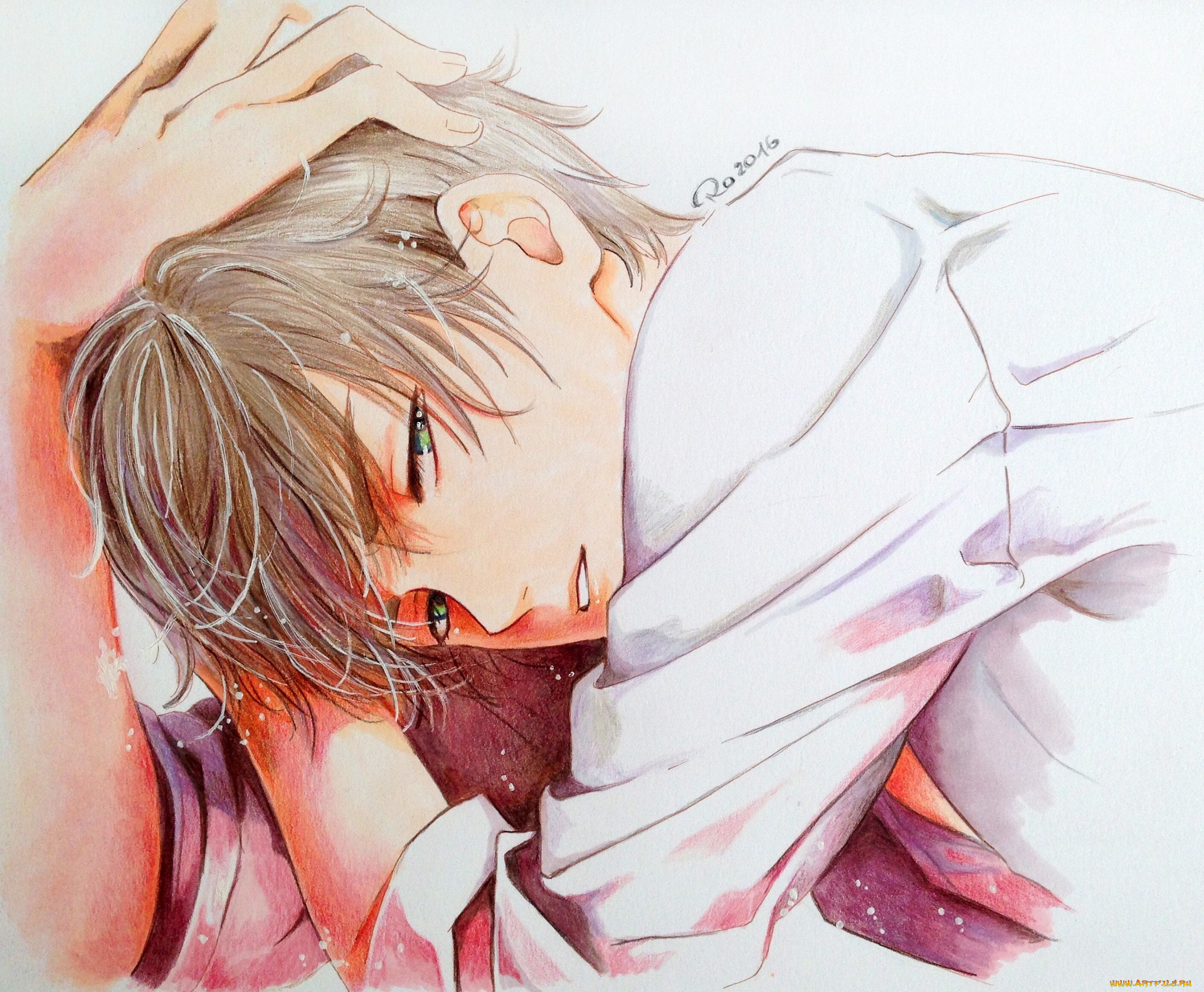 аниме, shingeki, no, kyojin, эрен