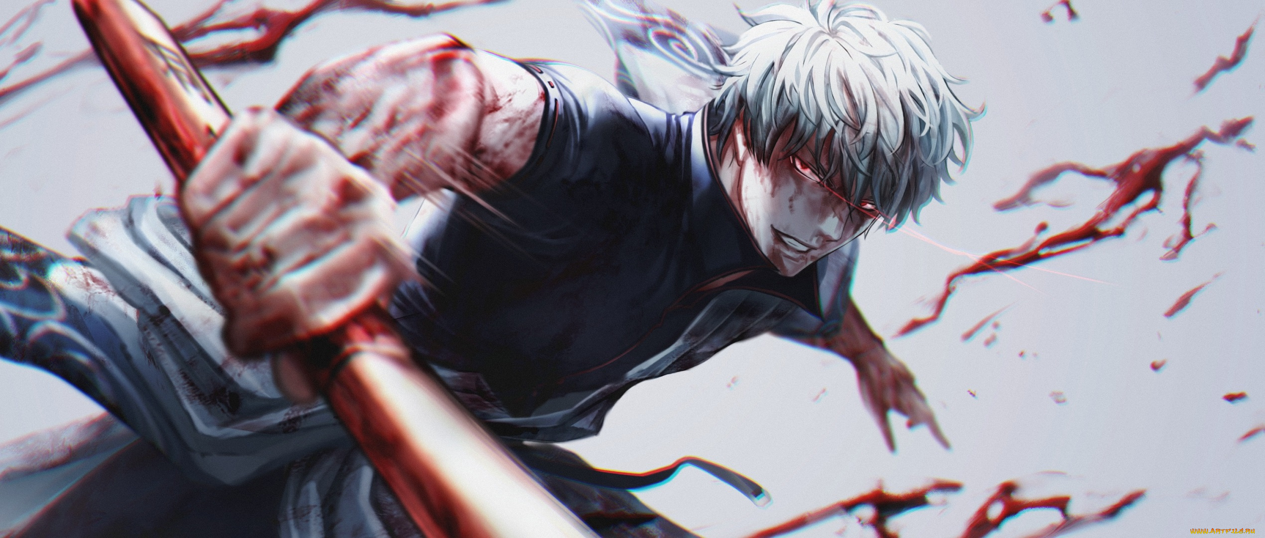 аниме, gintama, парень
