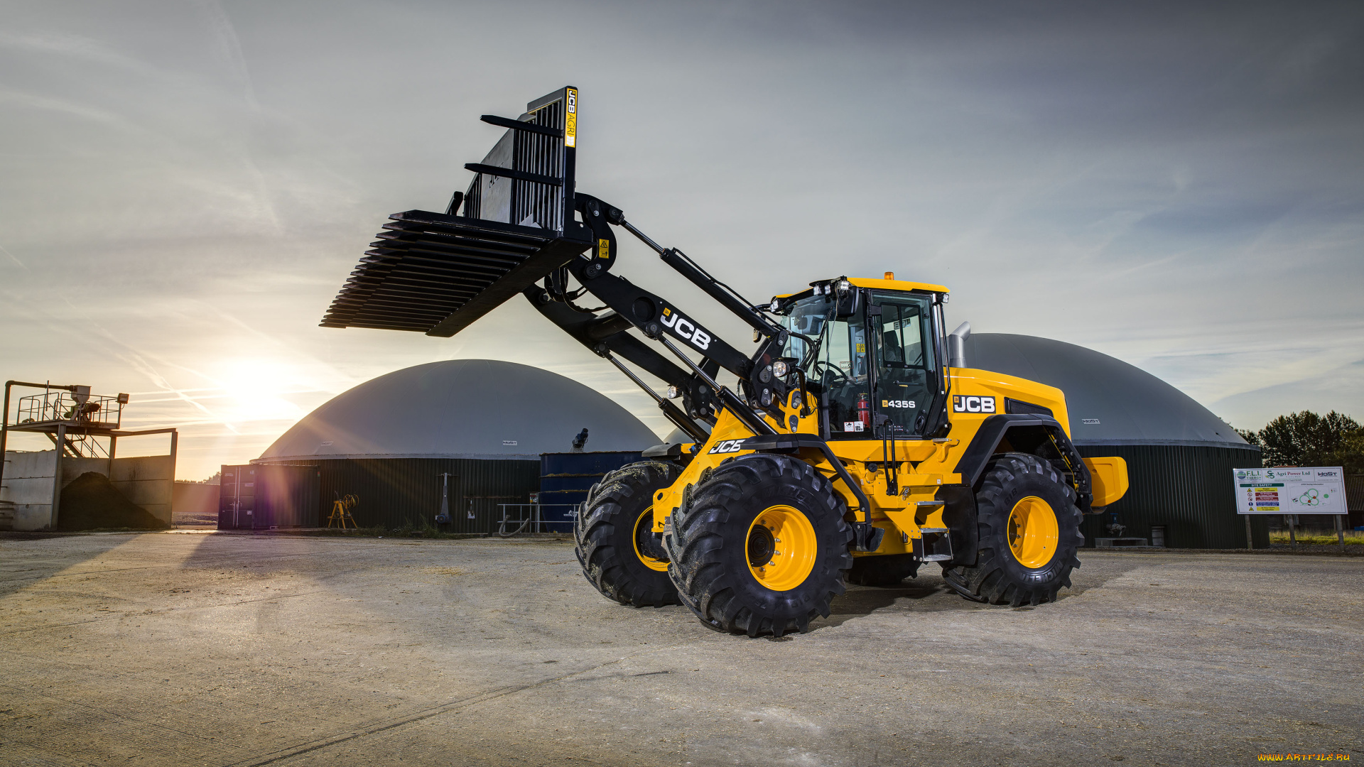 техника, фронтальные, погрузчики, jcb