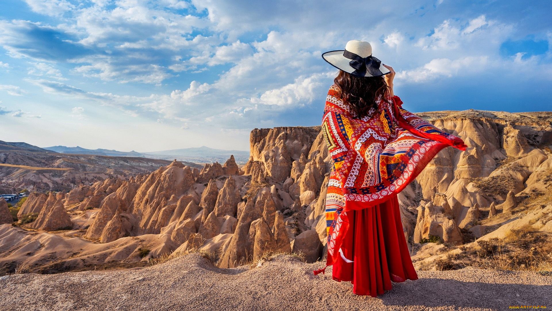 девушки, -, брюнетки, , шатенки, горы, брюнетка, шляпа