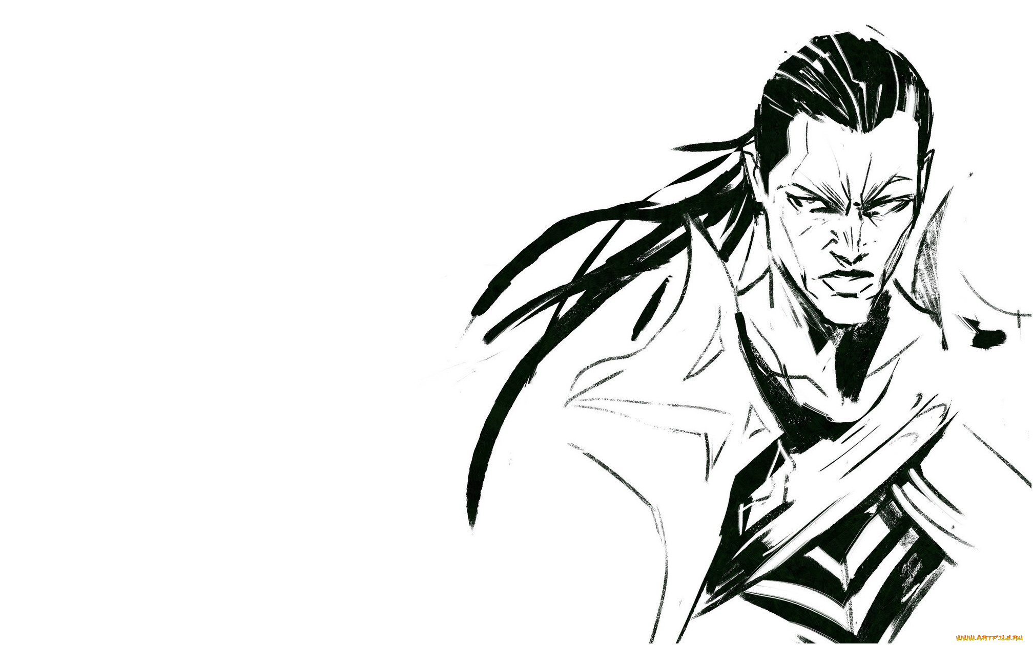 видео, игры, league, of, legends, лицо, взгляд, lucian