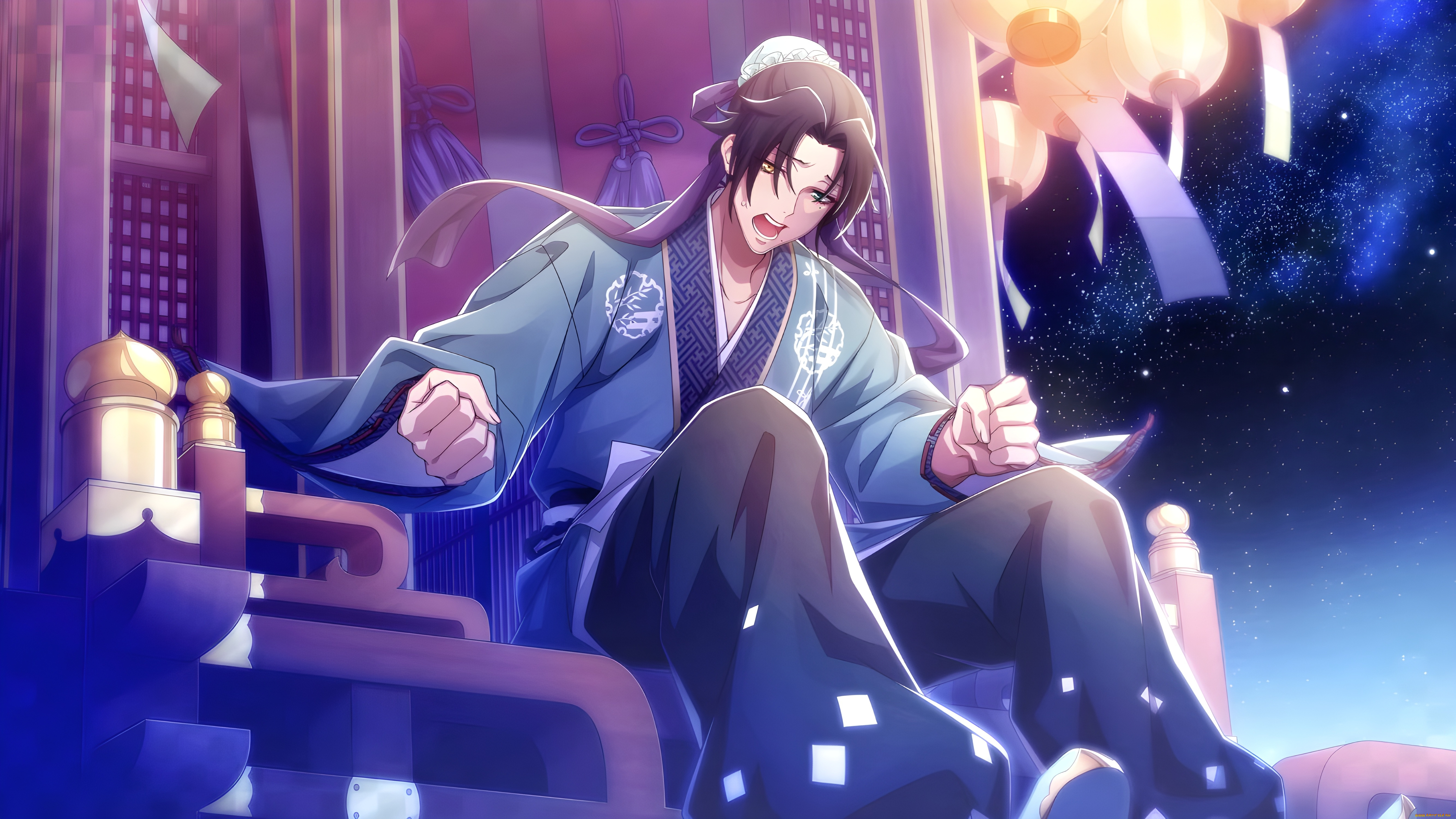 аниме, hypnosis, mic, hypnosis, mic