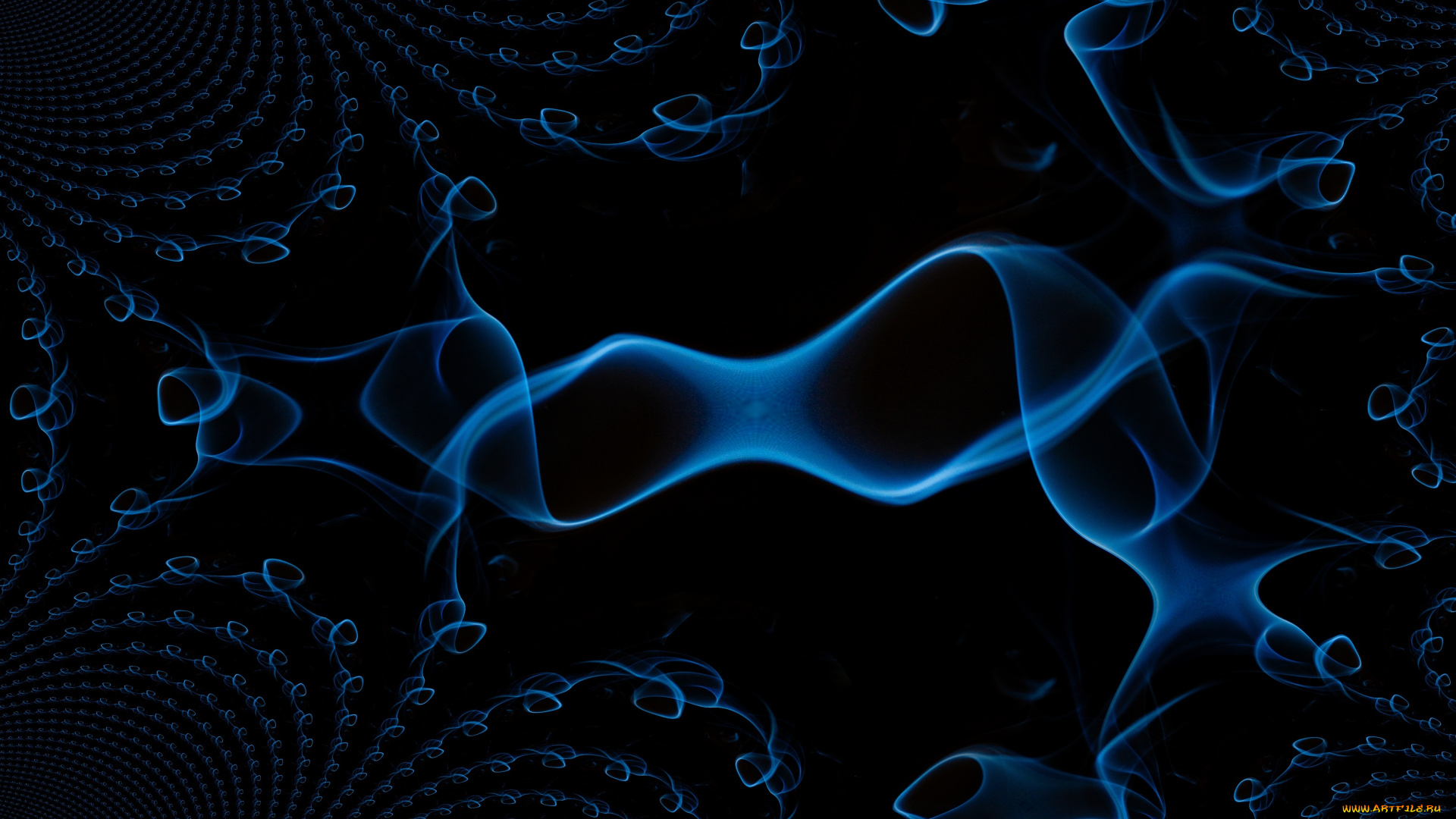 3д, графика, абстракция, , abstract, дым, цепочки