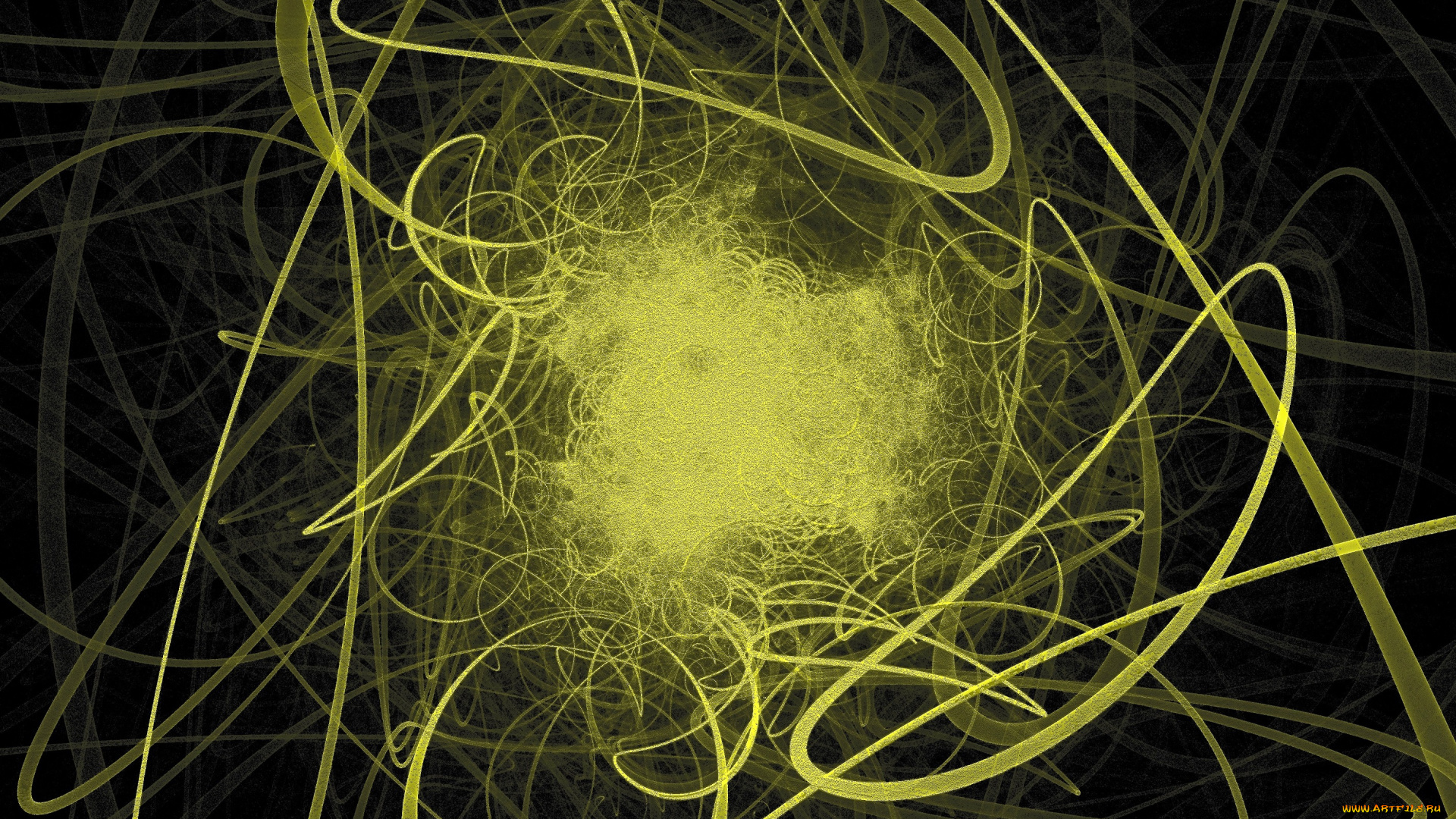 3д, графика, абстракция, , abstract, клубок, хаос