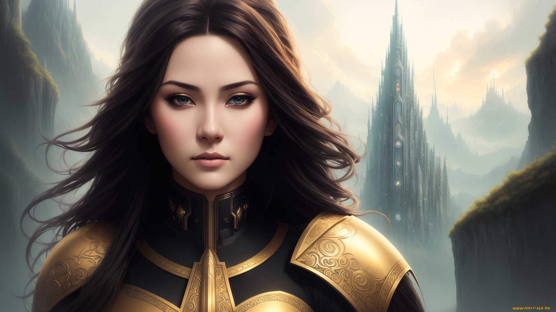 девушка, -, girl, фэнтези, девушки, girl, fantasy, armor, art, digital, futuristic, stable, diffusion, neuronet, ai