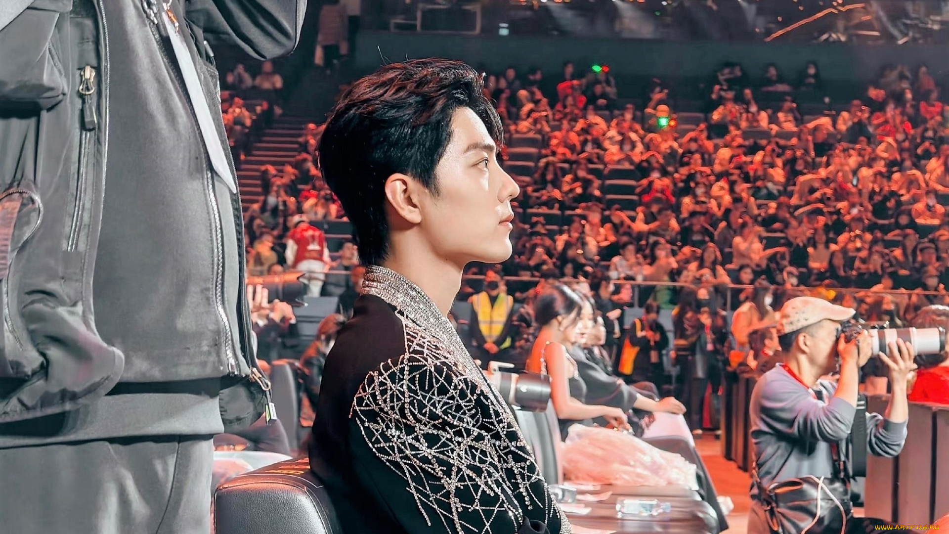 разное, знаменитости, сяо, чжань, люди, зал