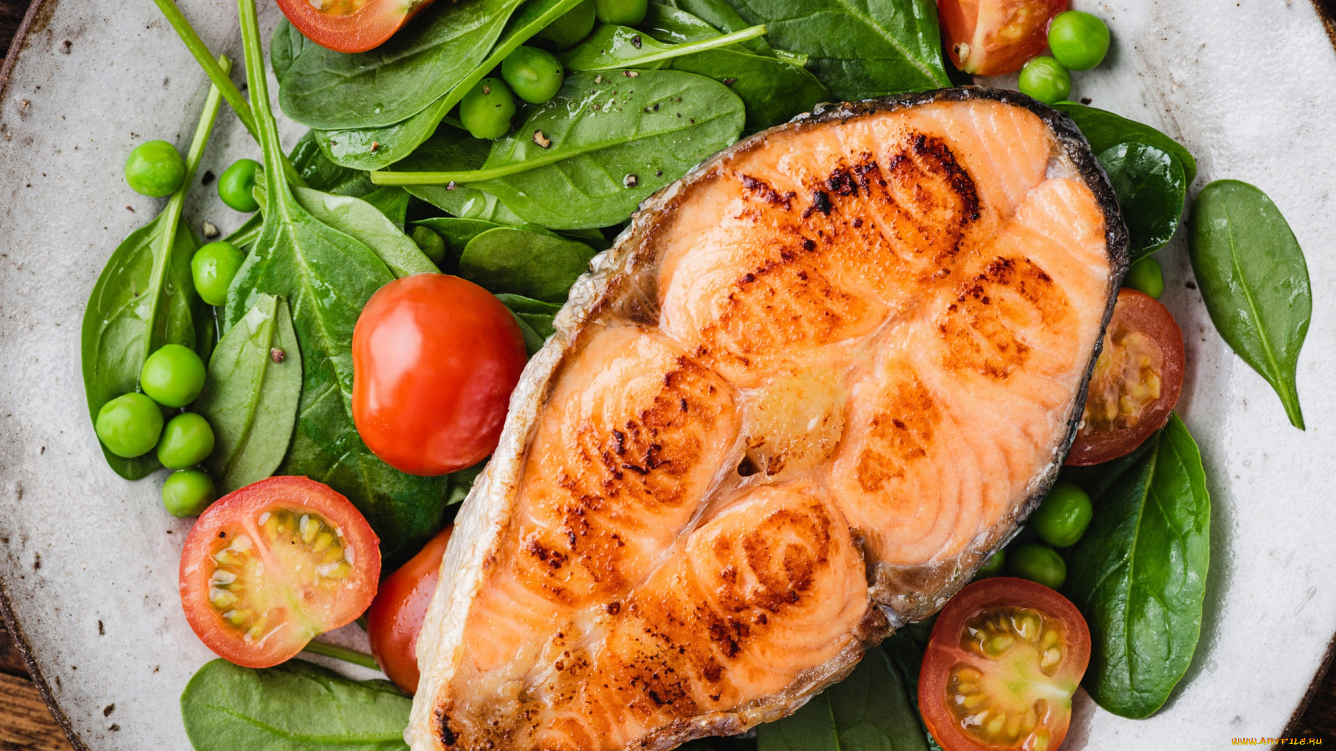 еда, рыбные, блюда, , с, морепродуктами, рыба