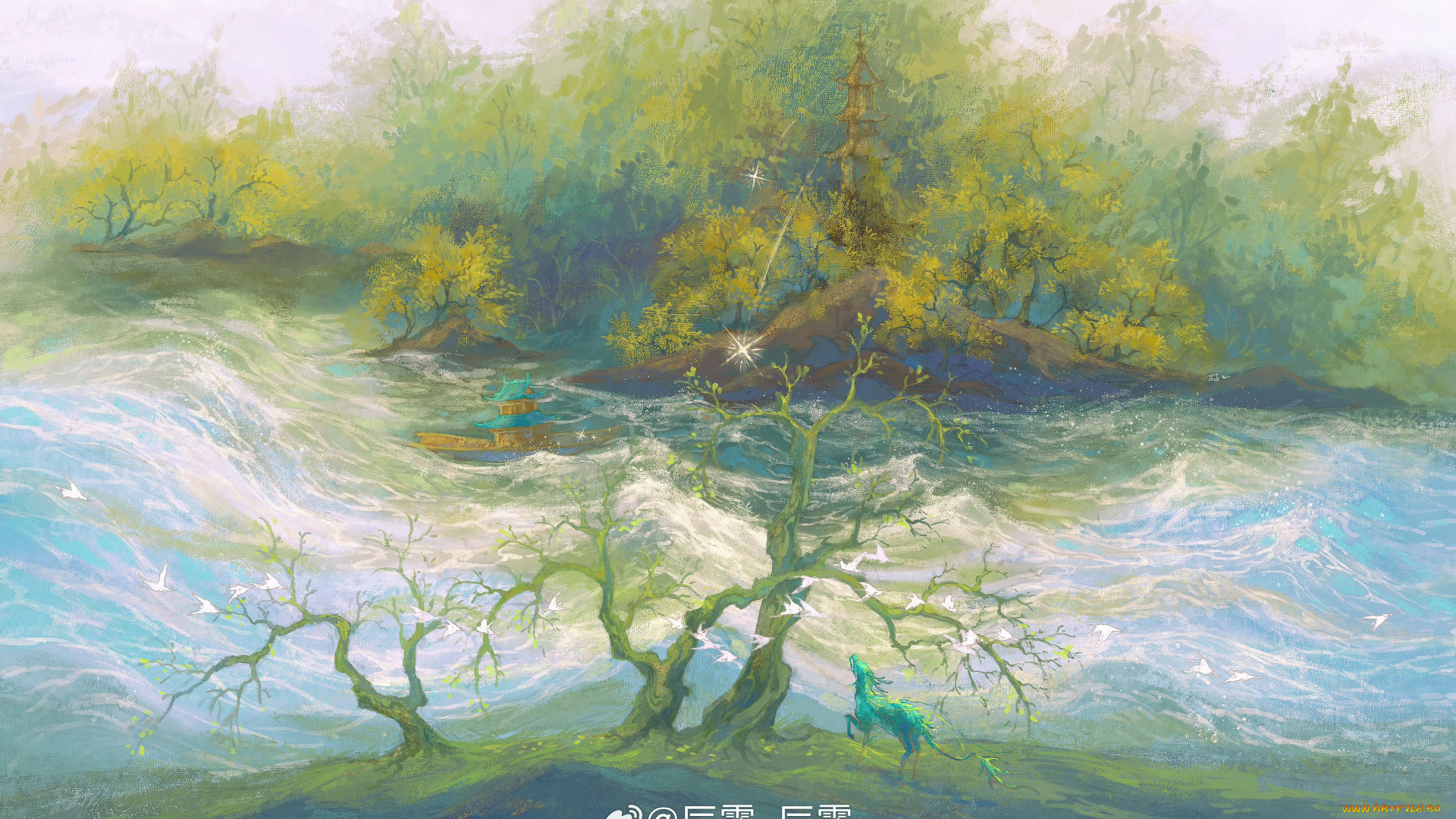 фэнтези, иные, миры, , иные, времена, река