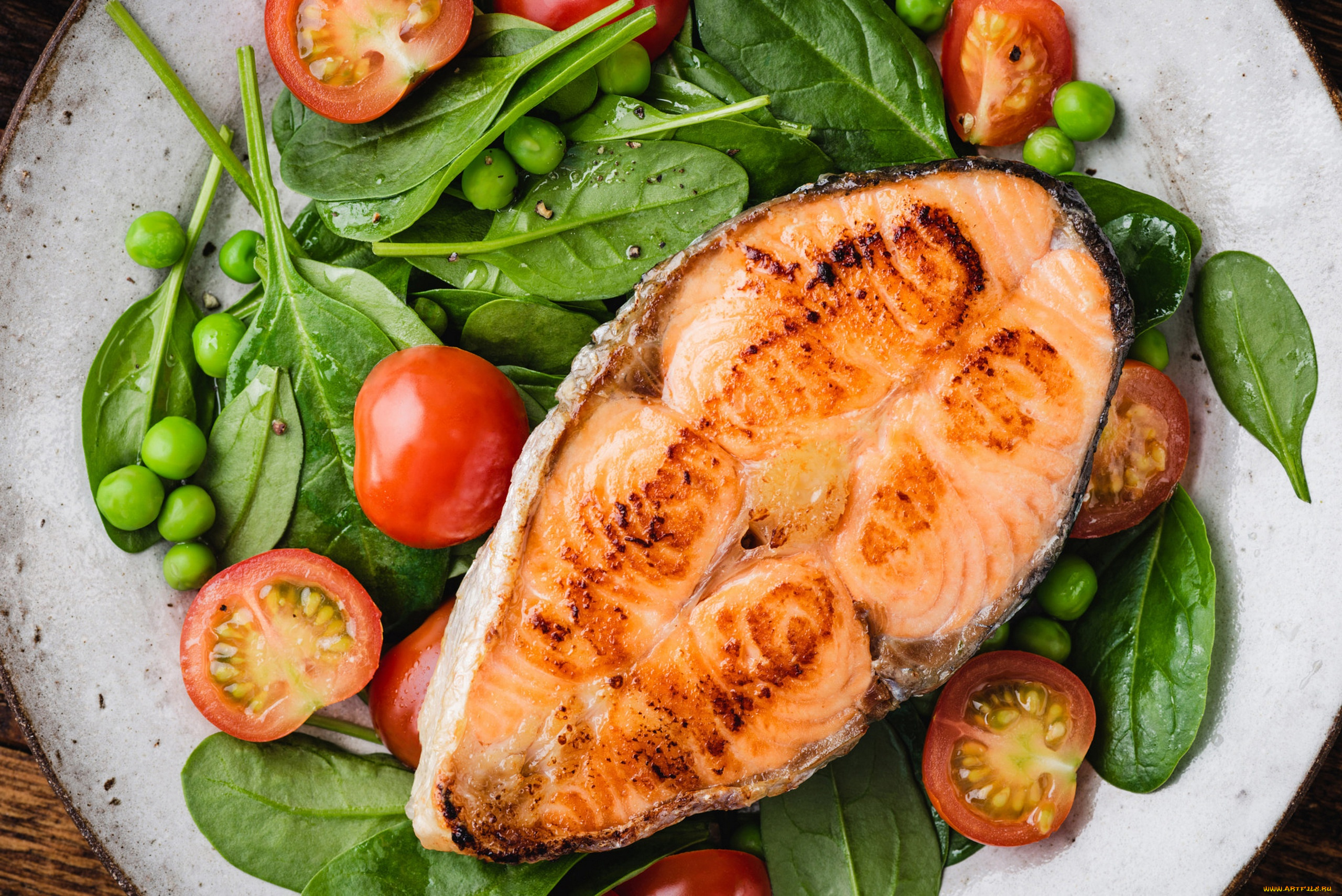 еда, рыбные, блюда, , с, морепродуктами, рыба