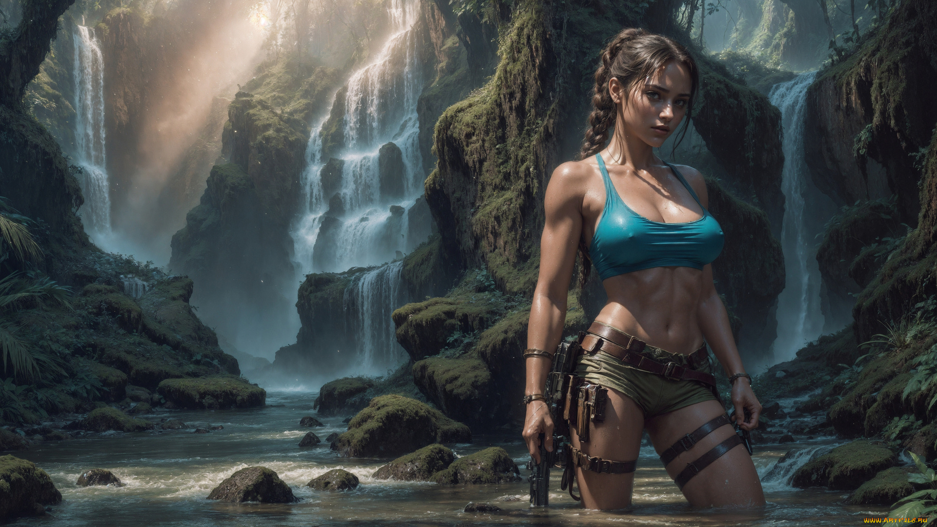 lara, croft, видео, игры, tomb, raider, , other, девушка, нейросеть