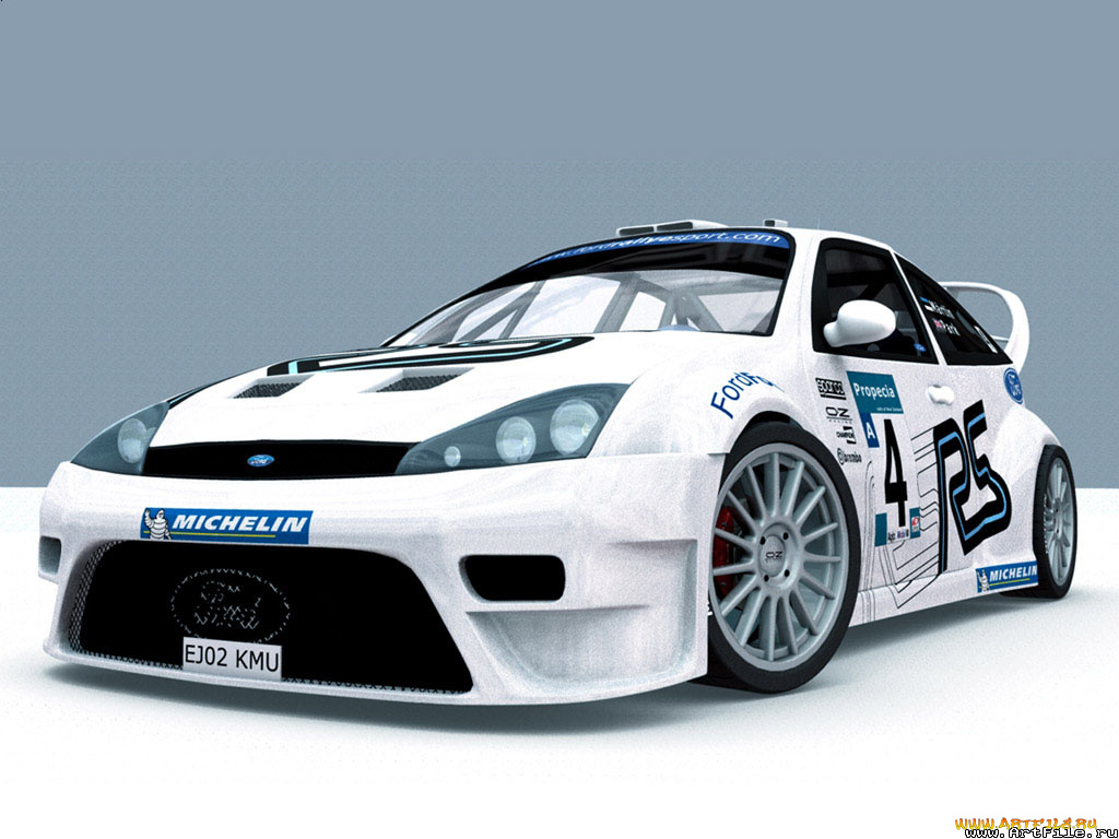 ford, focus, автомобили, 3д