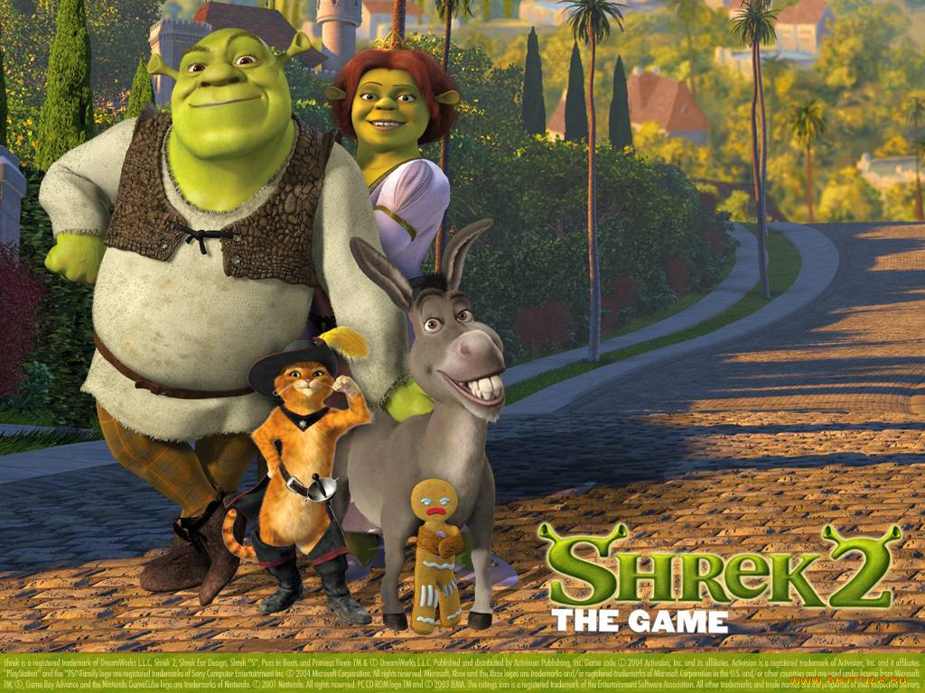 shrek, the, game, видео, игры