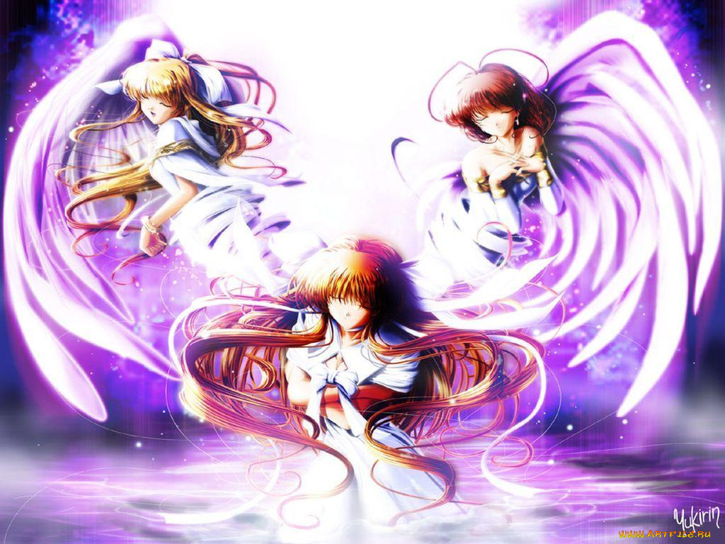 аниме, angels, demons