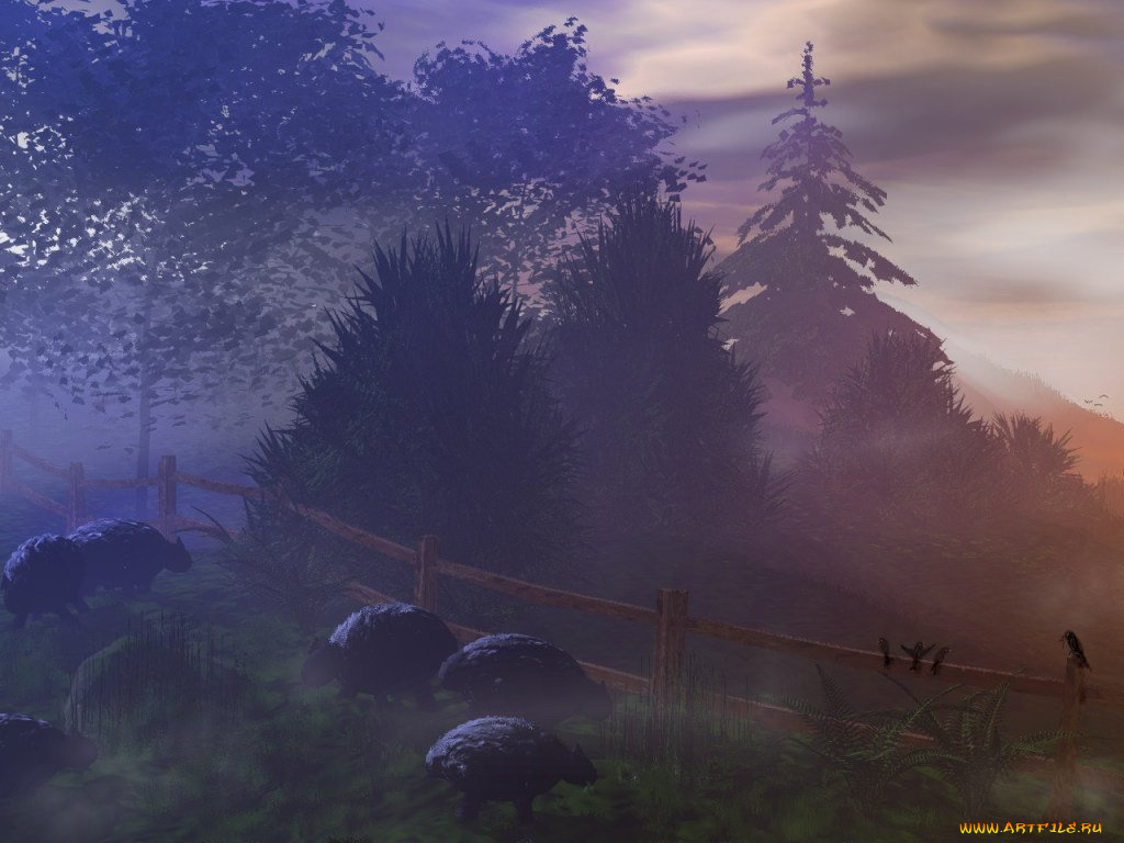 фэнтези, пейзажи