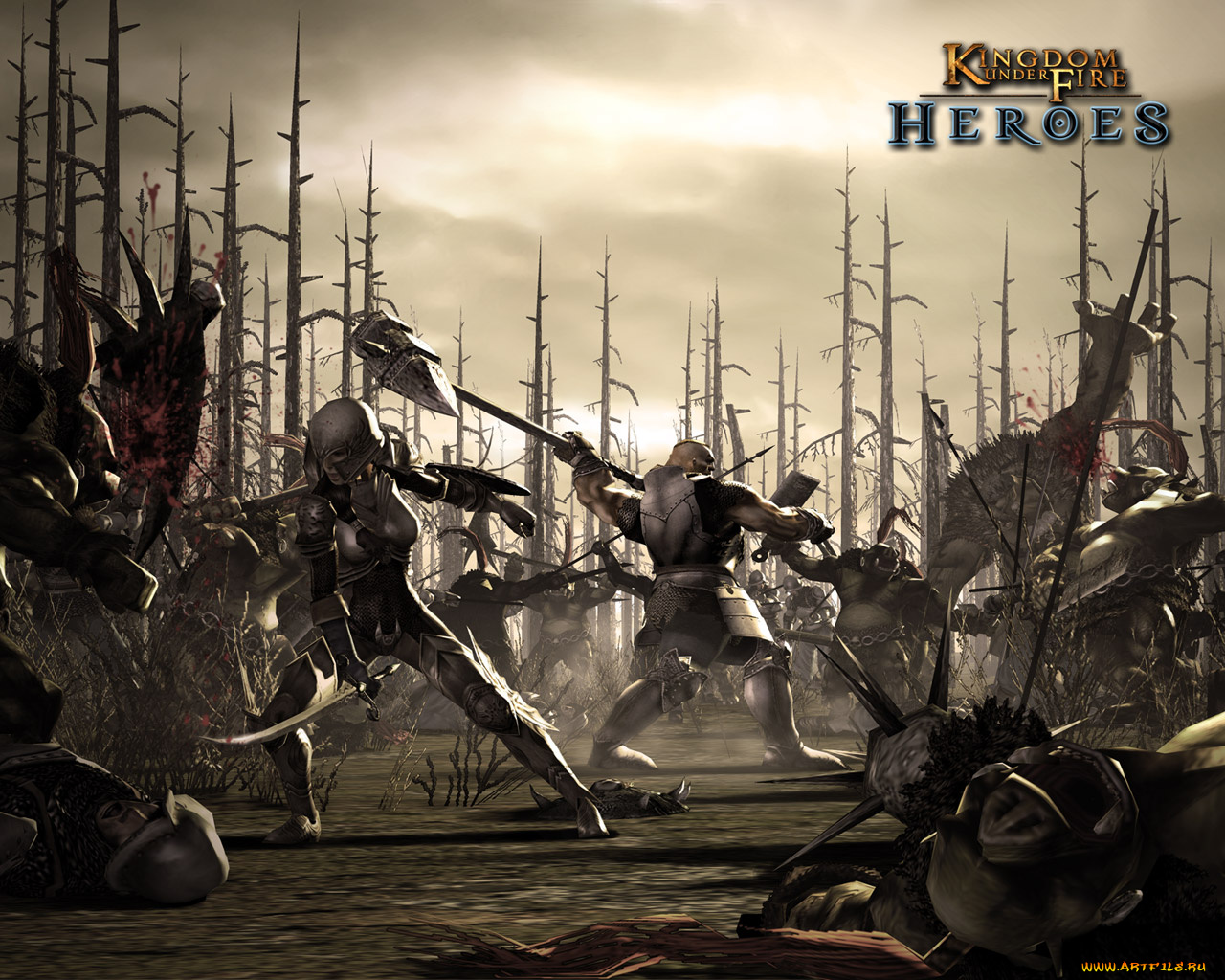 kingdom, under, fire, heroes, видео, игры