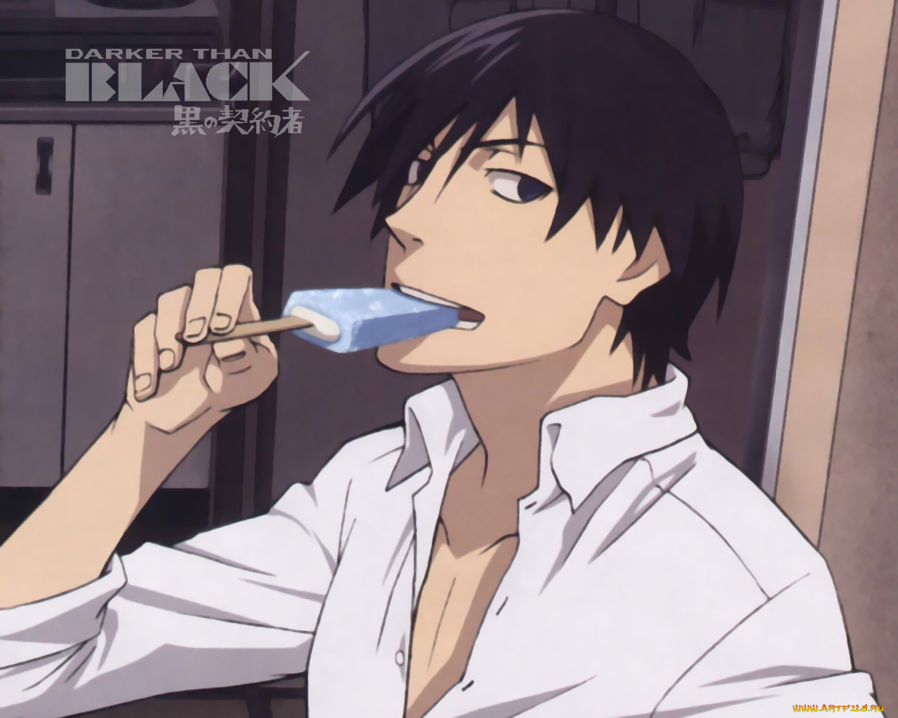 аниме, darker, than, black
