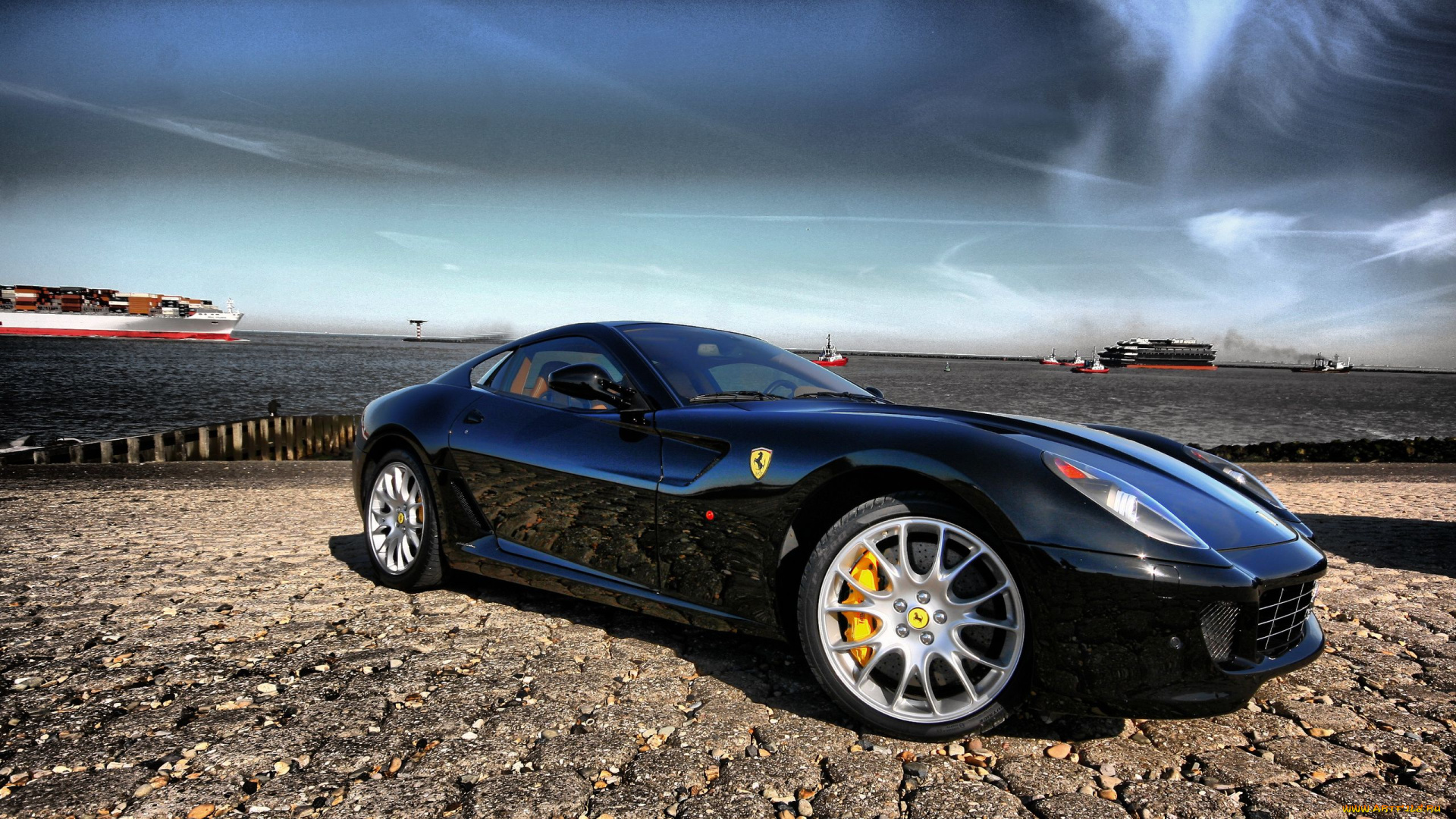 ferrari, 599, gtb, fiorano, автомобили