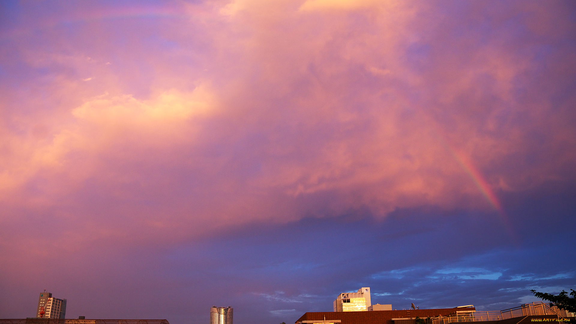 природа, радуга