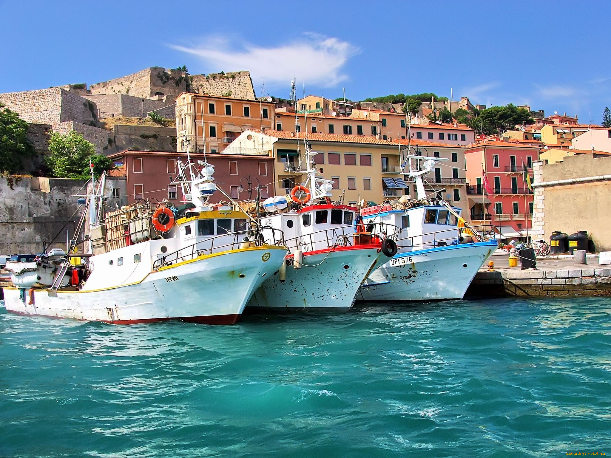 корабли, порты, причалы