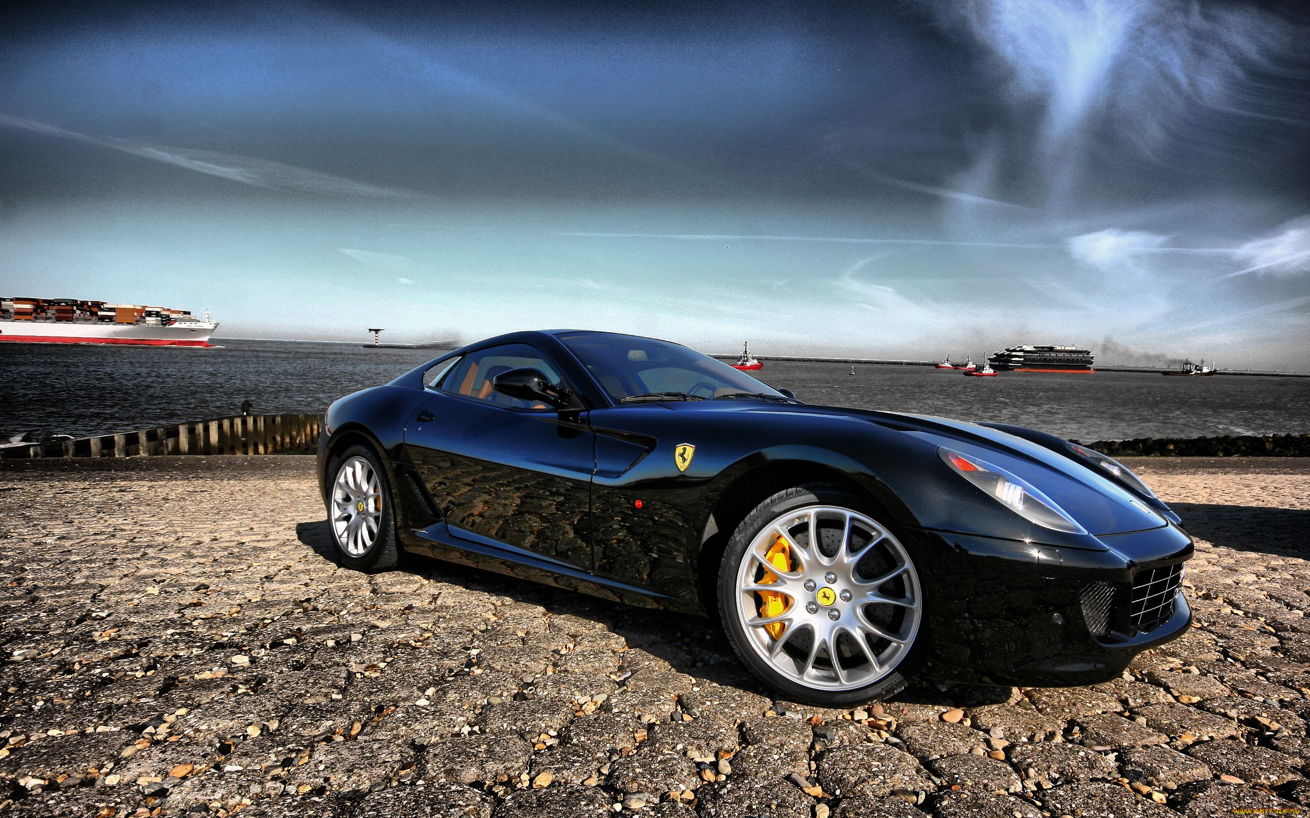 ferrari, 599, gtb, fiorano, автомобили