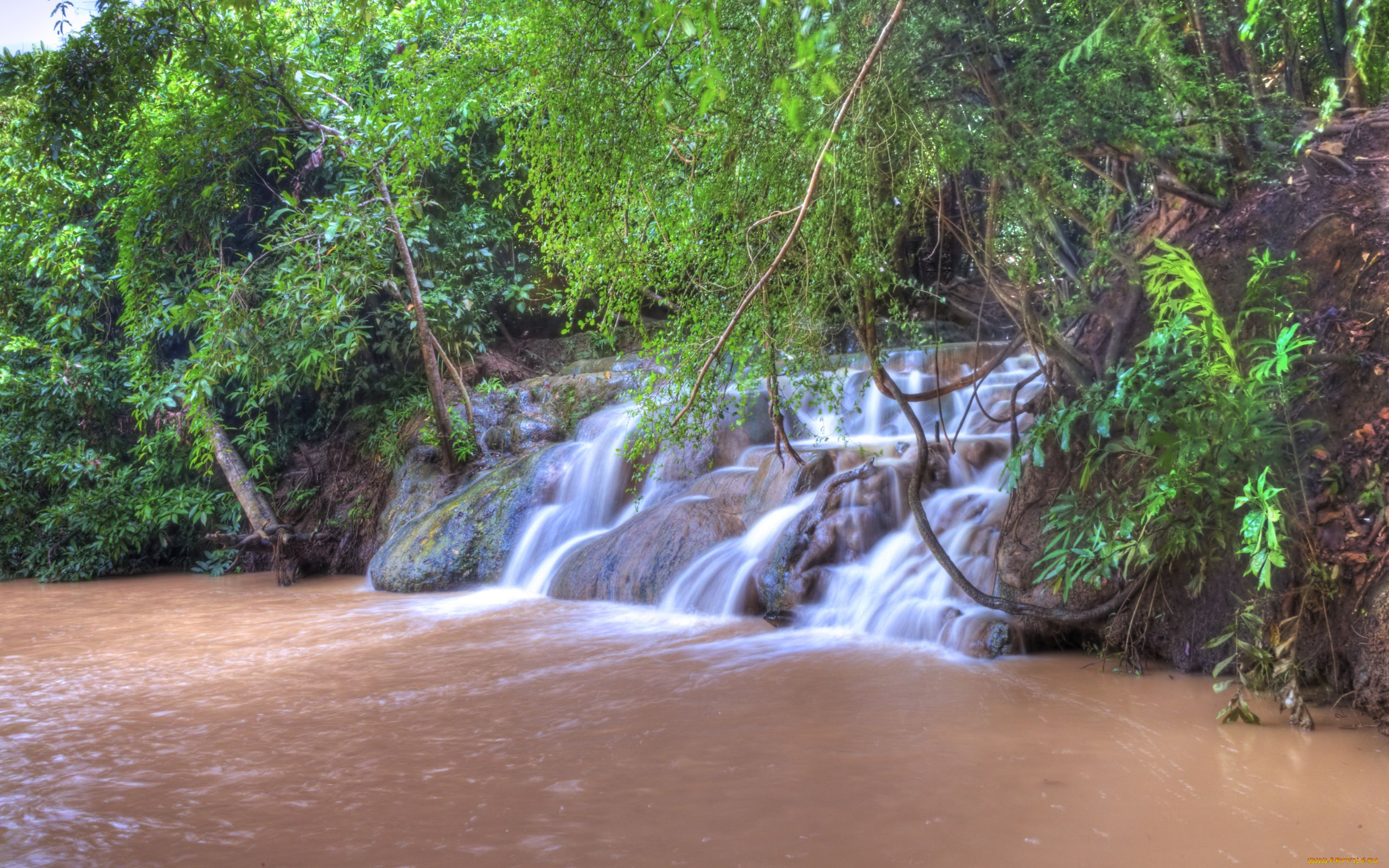 природа, водопады