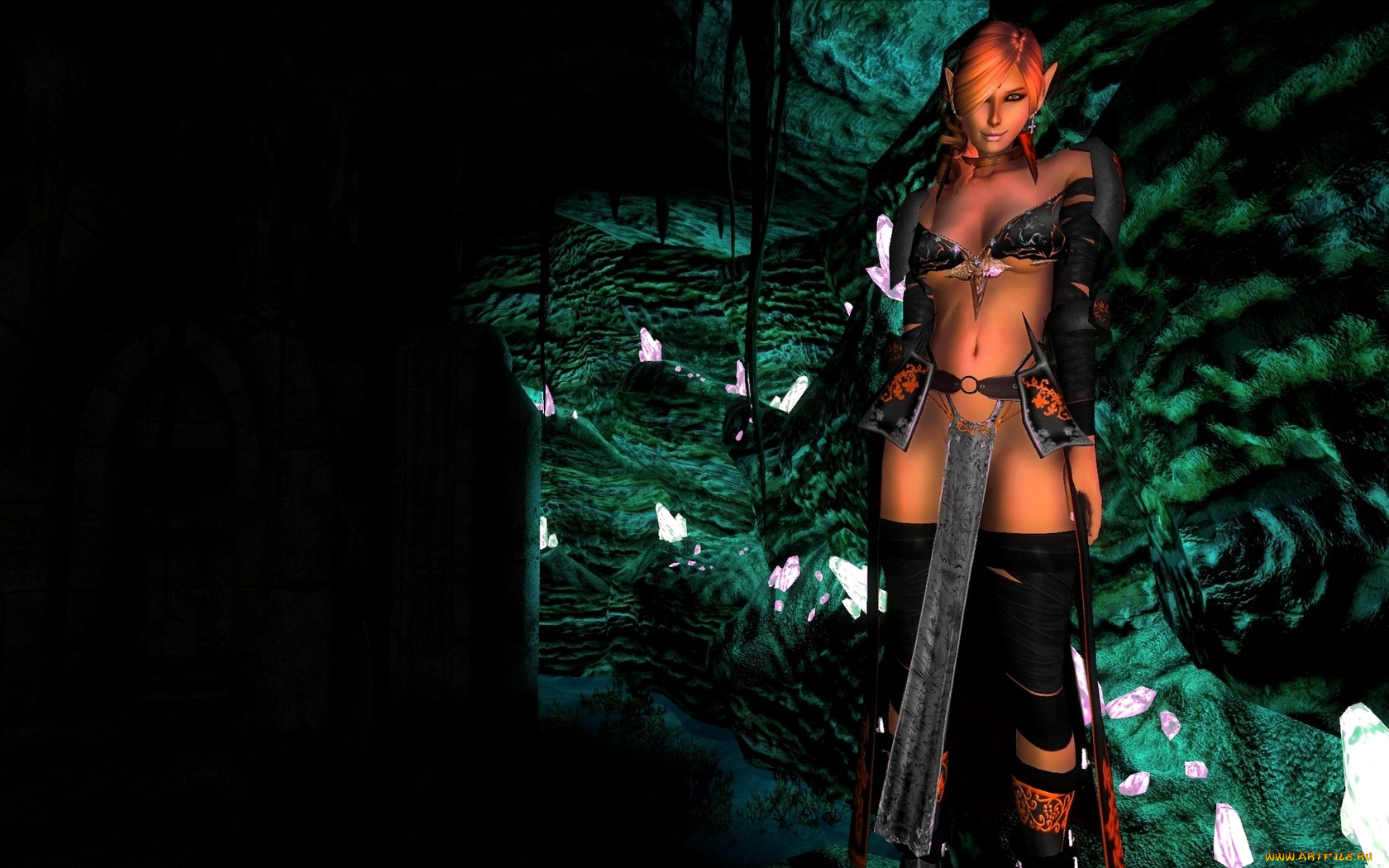 3д, графика, elves, эльфы