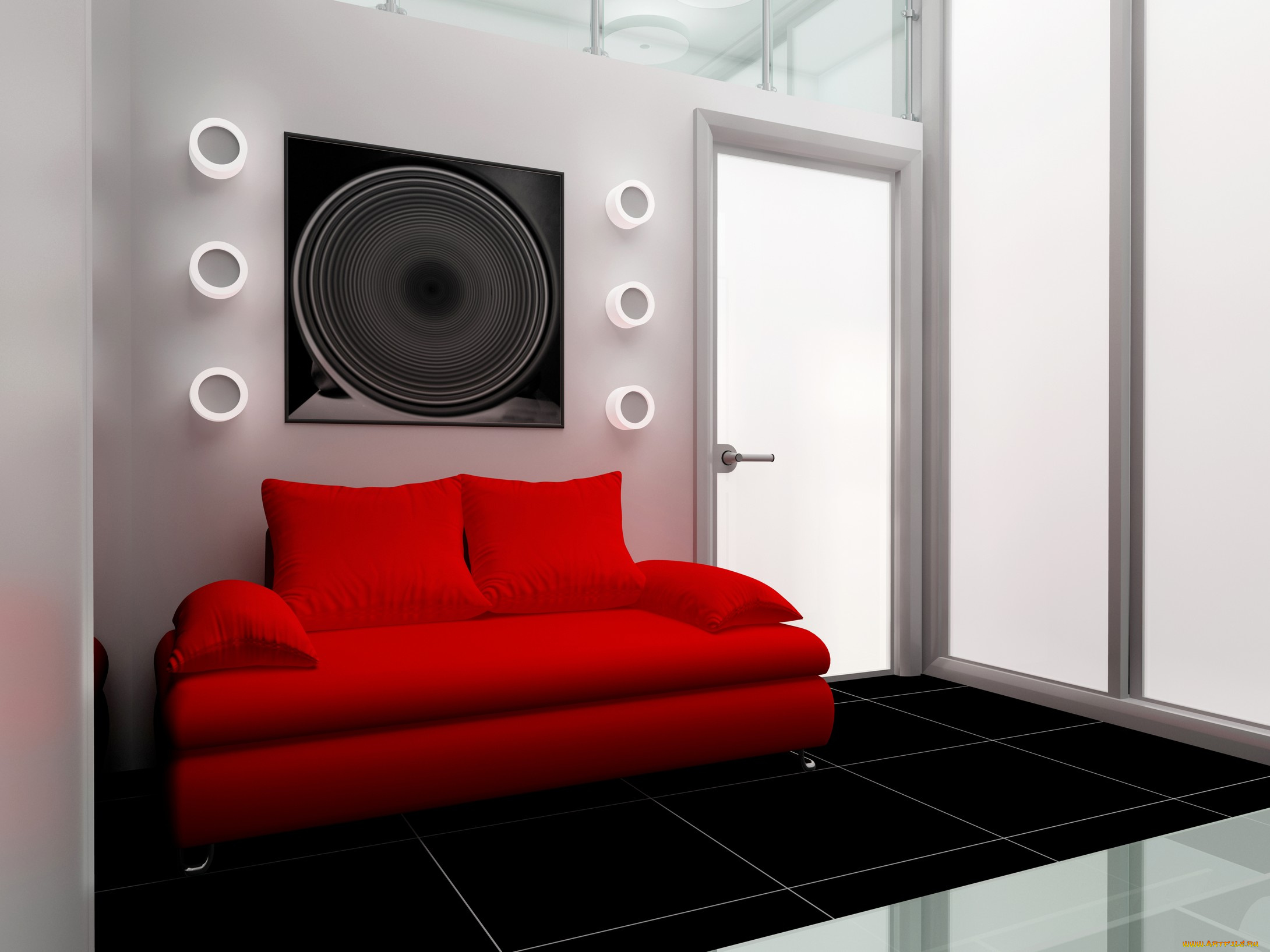 3д, графика, realism, реализм, мебель, комната