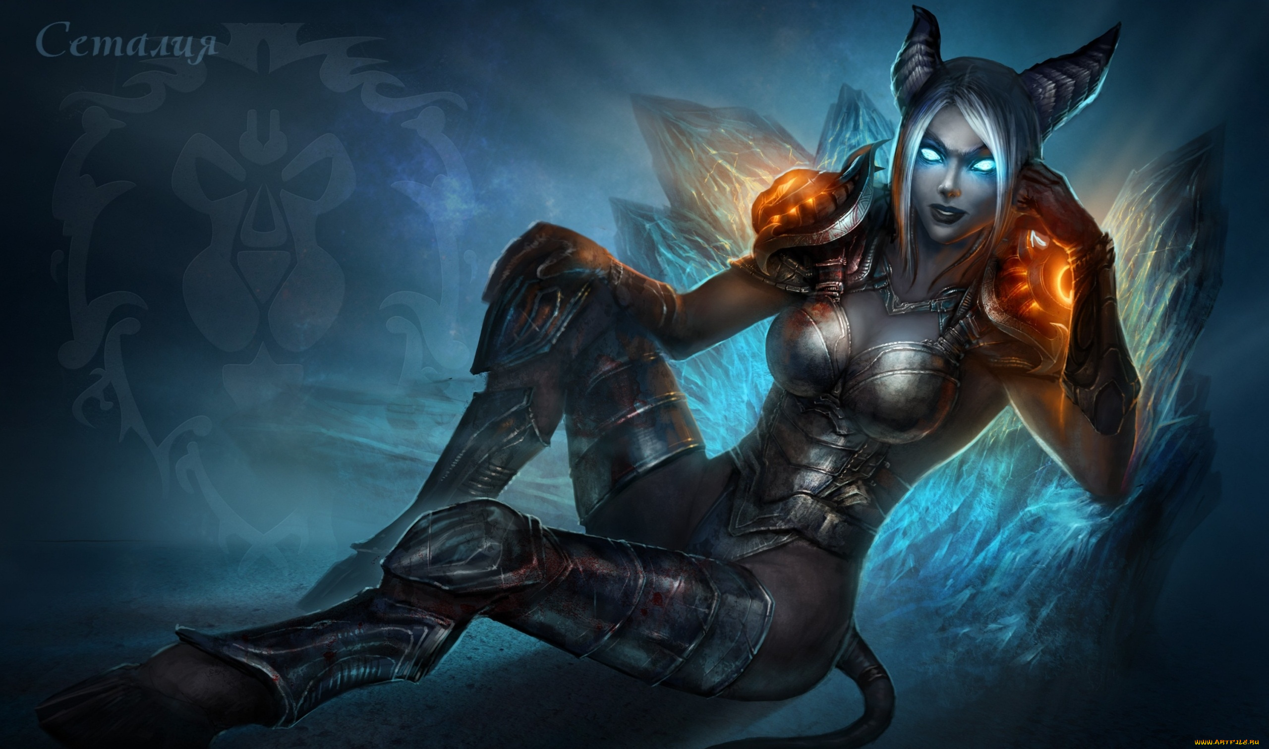 фэнтези, демоны, доспехи