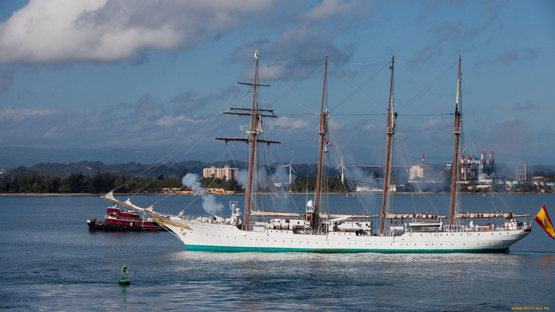 juan, sebastian, de, elcano, корабли, парусники, шхуна, буксир, ипания