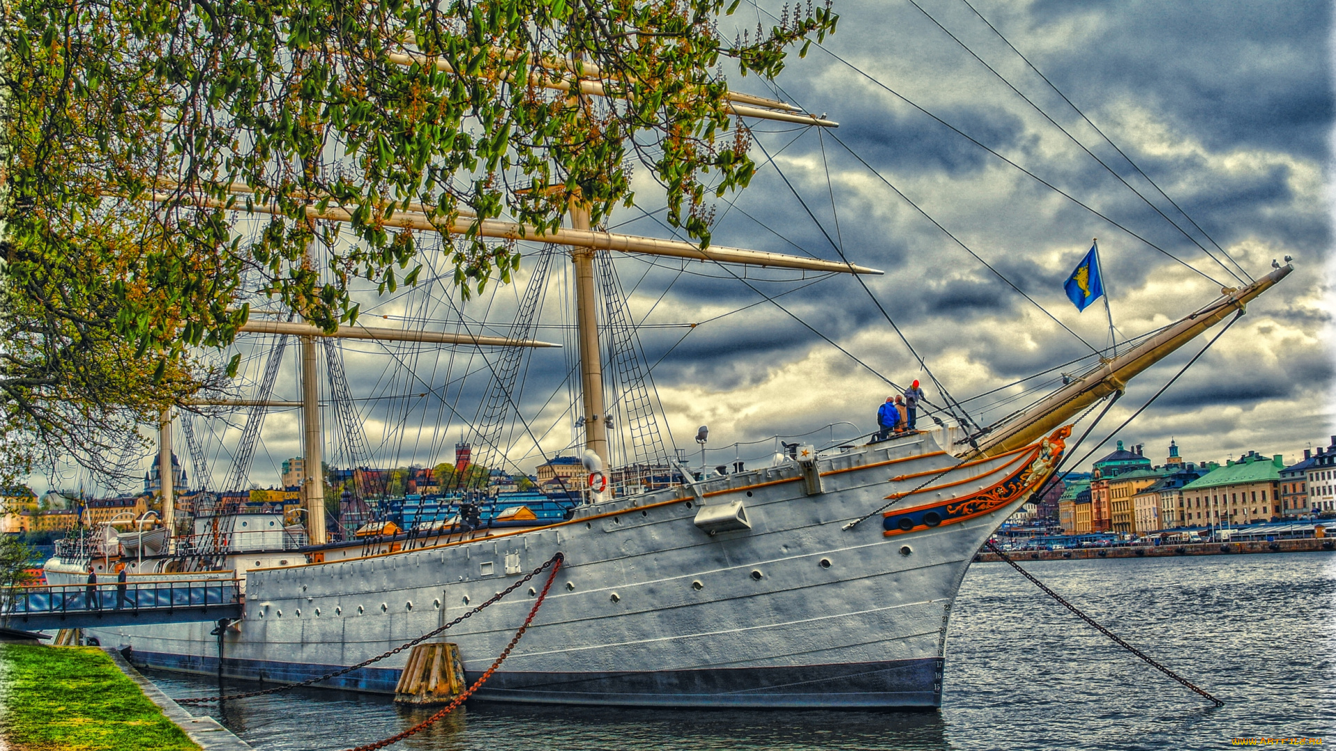 корабли, парусники, мачты