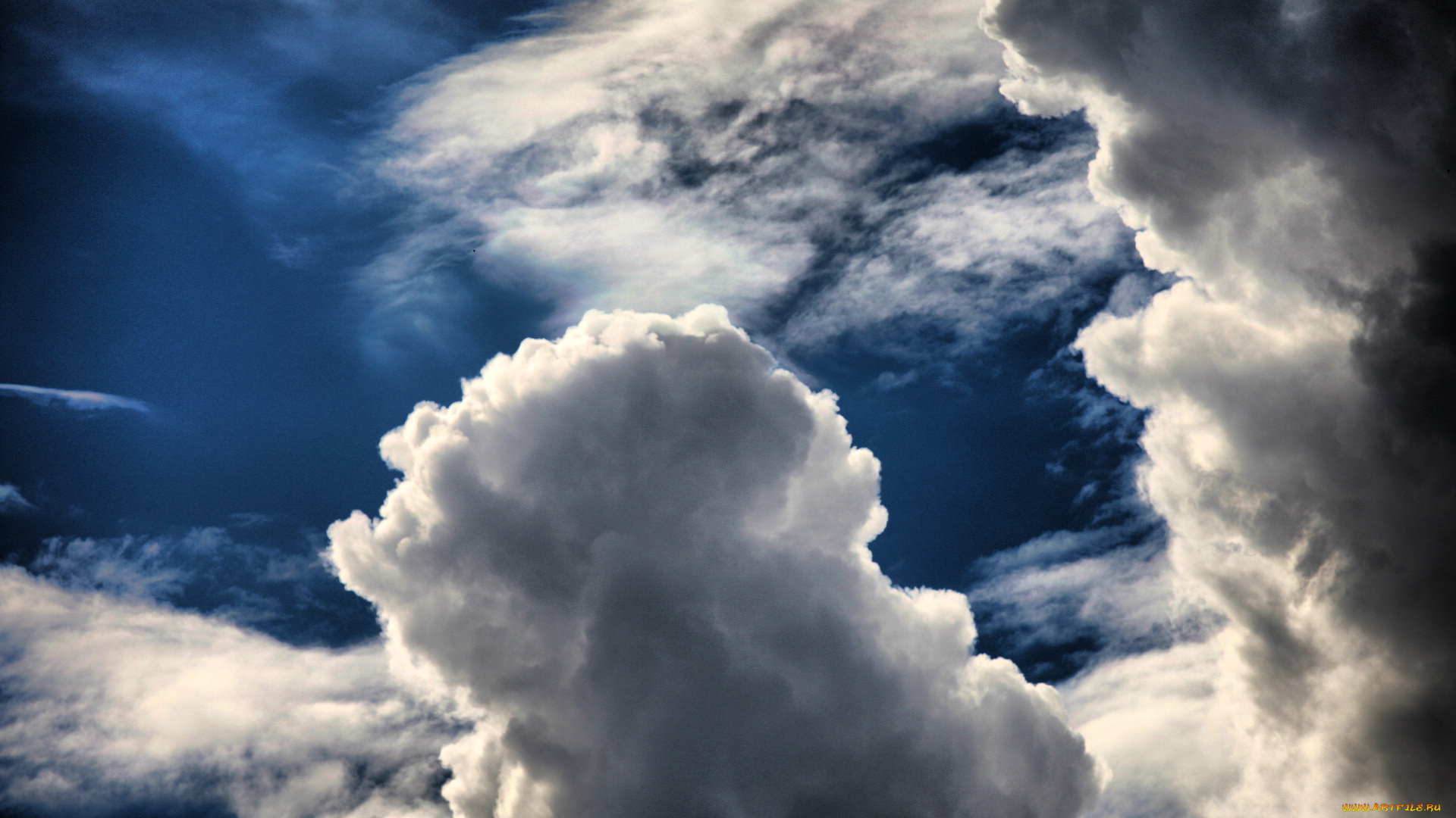природа, облака, небо, тучи