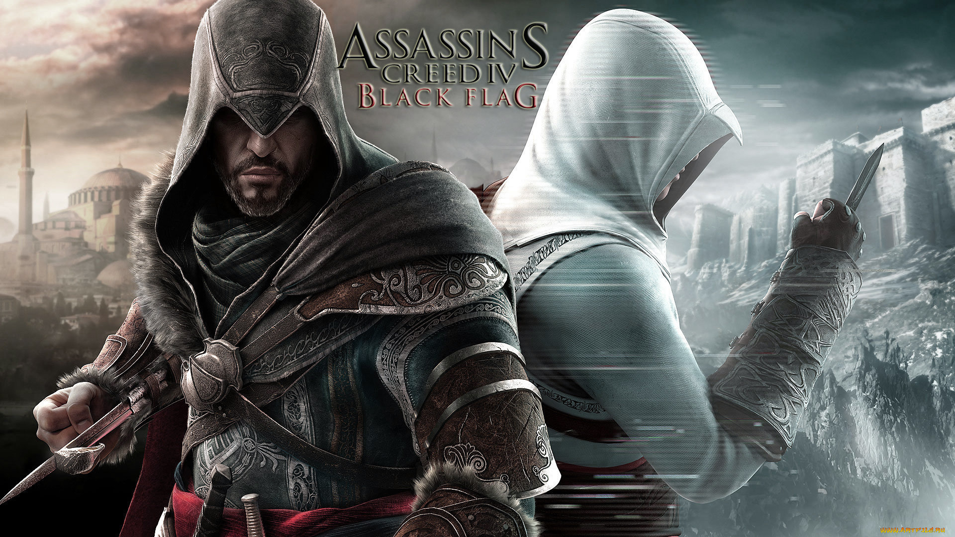 видео, игры, assassin`s, creed, iv, black, flag, assassin, s