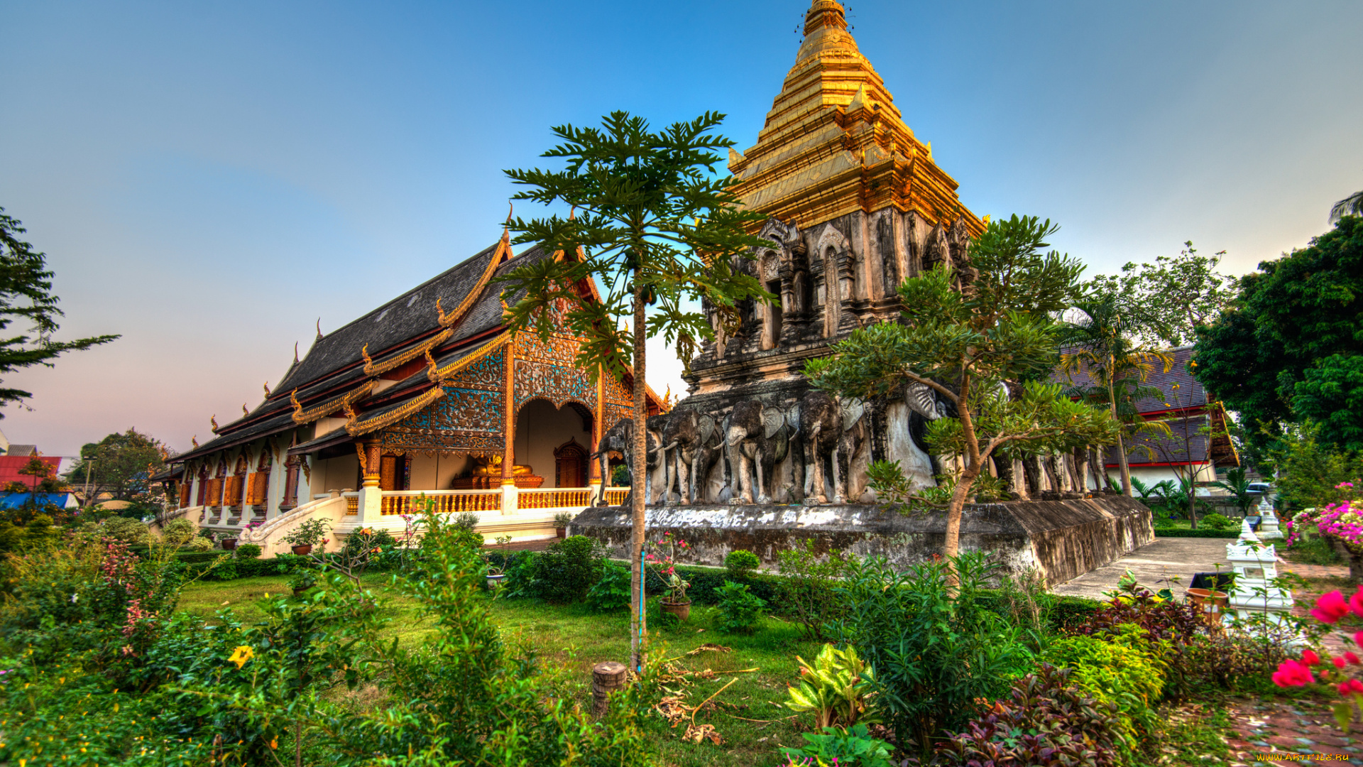 wat, chiang, man, mai, thailand, города, буддистские, другие, храмы, храм, ват, Чианг, ман, Чиангмай, тайланд