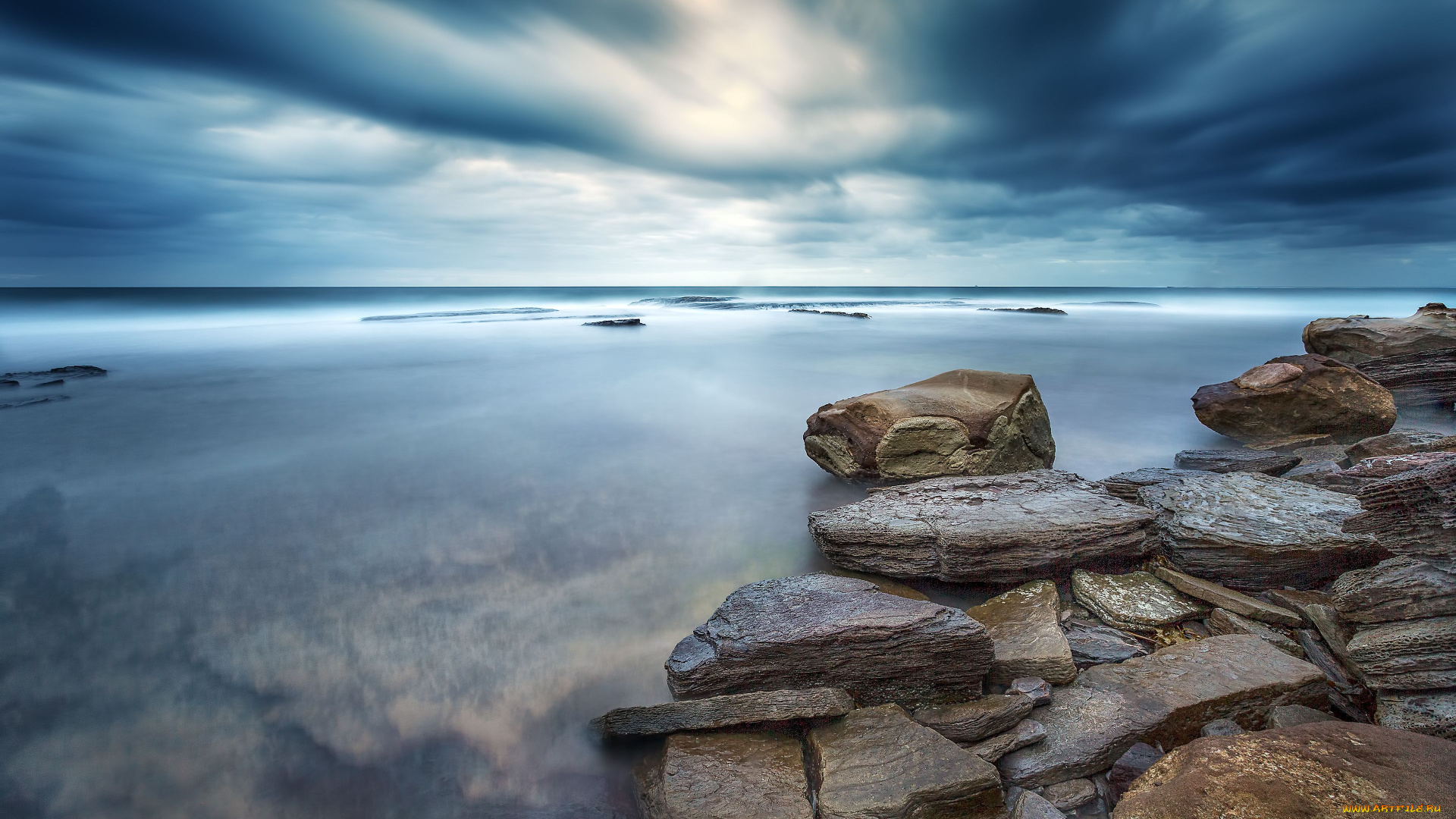whale, beach, new, south, wales, australia, природа, моря, океаны, tasman, sea, тасманово, море, австралия, камни, горизонт