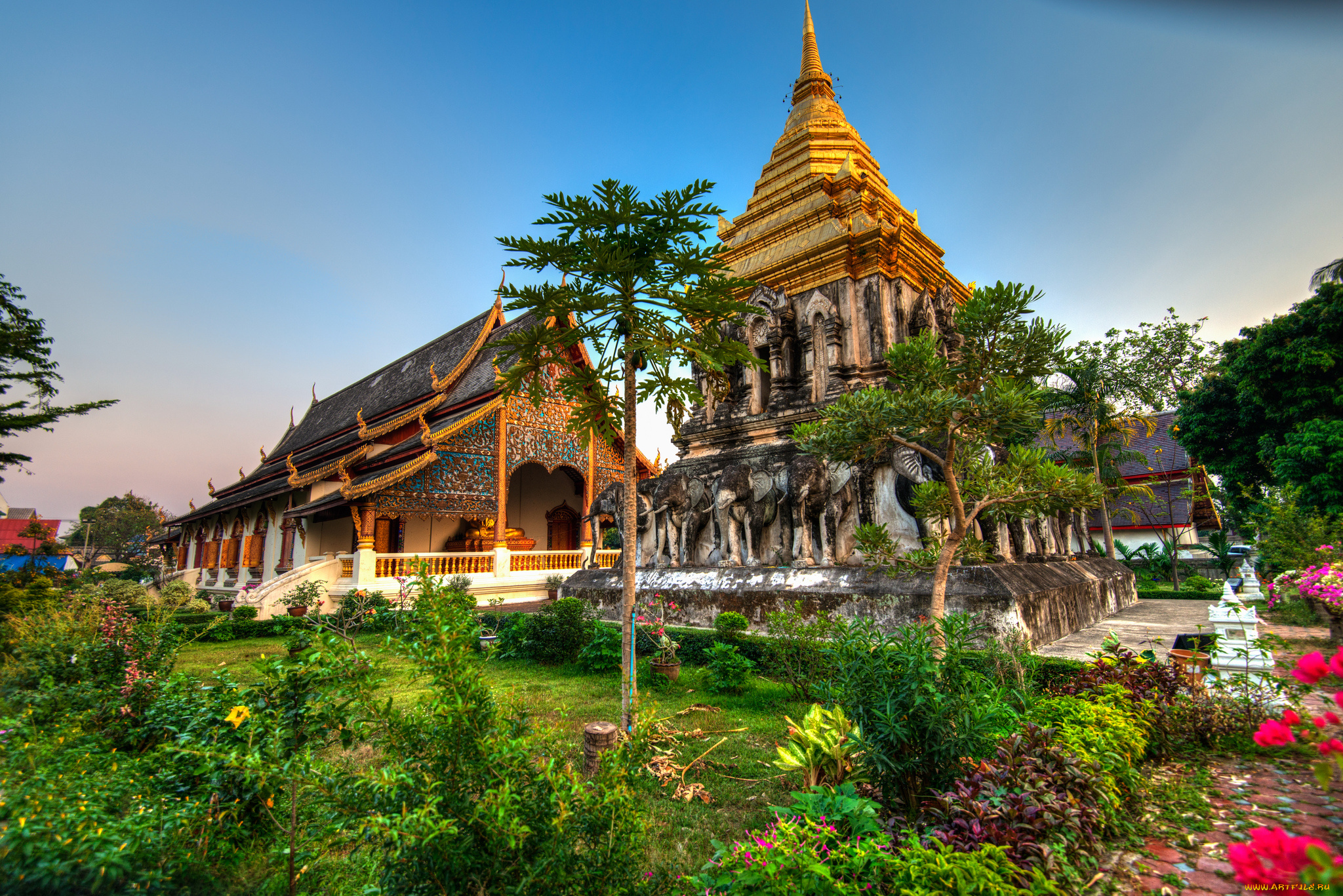 wat, chiang, man, mai, thailand, города, буддистские, другие, храмы, храм, ват, Чианг, ман, Чиангмай, тайланд