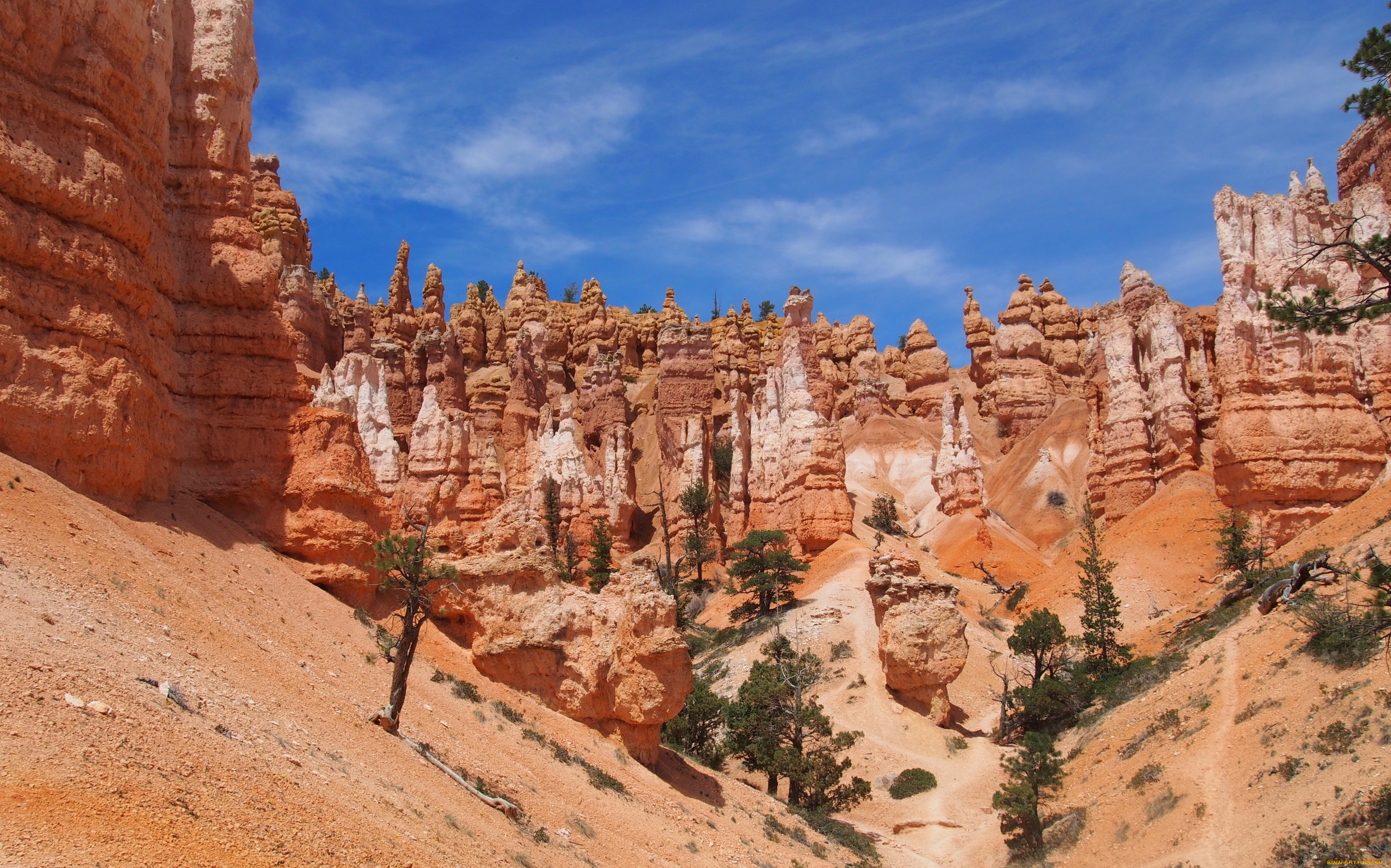 bryce, canyon, national, park, природа, горы, скалы, каньон