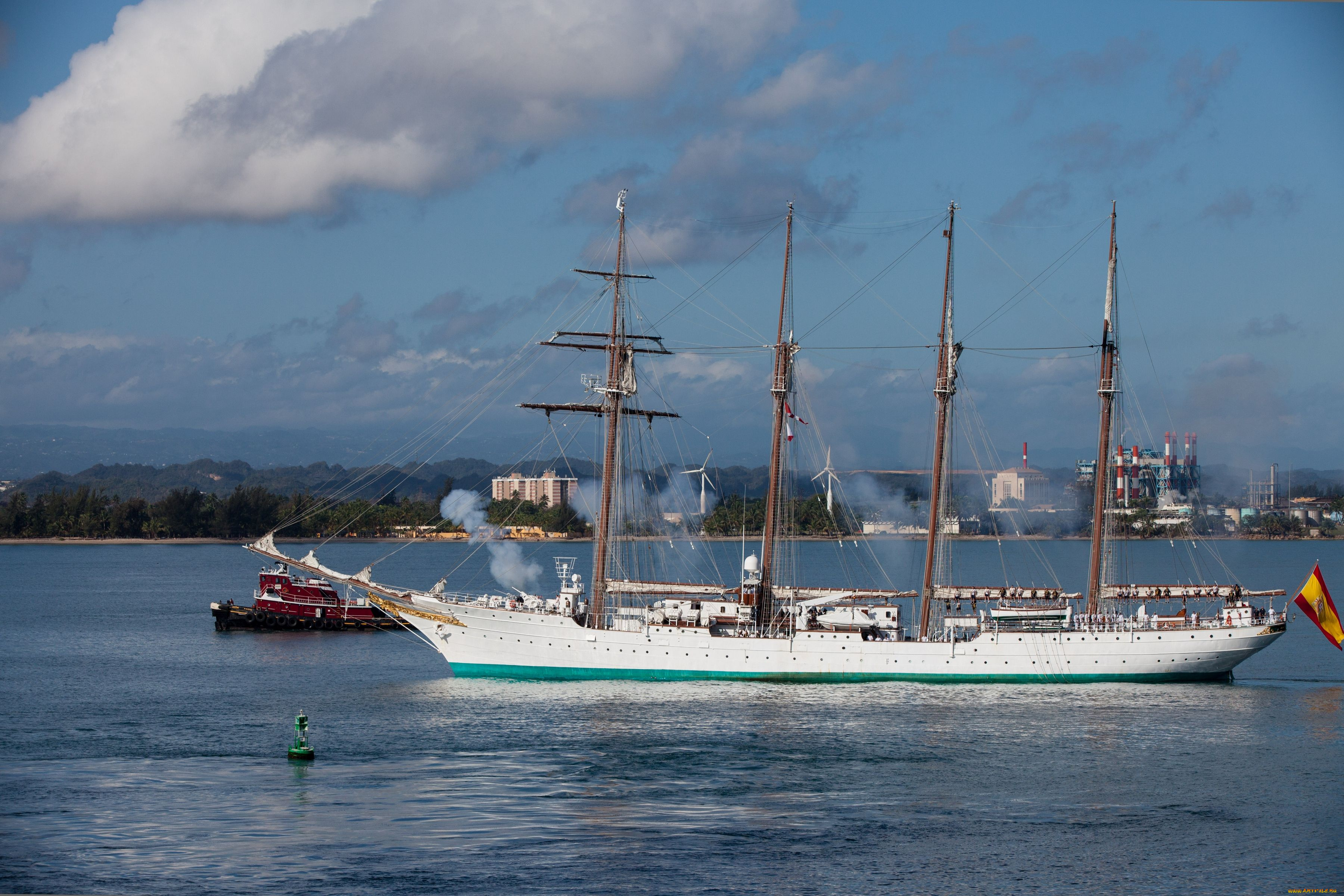 juan, sebastian, de, elcano, корабли, парусники, шхуна, буксир, ипания